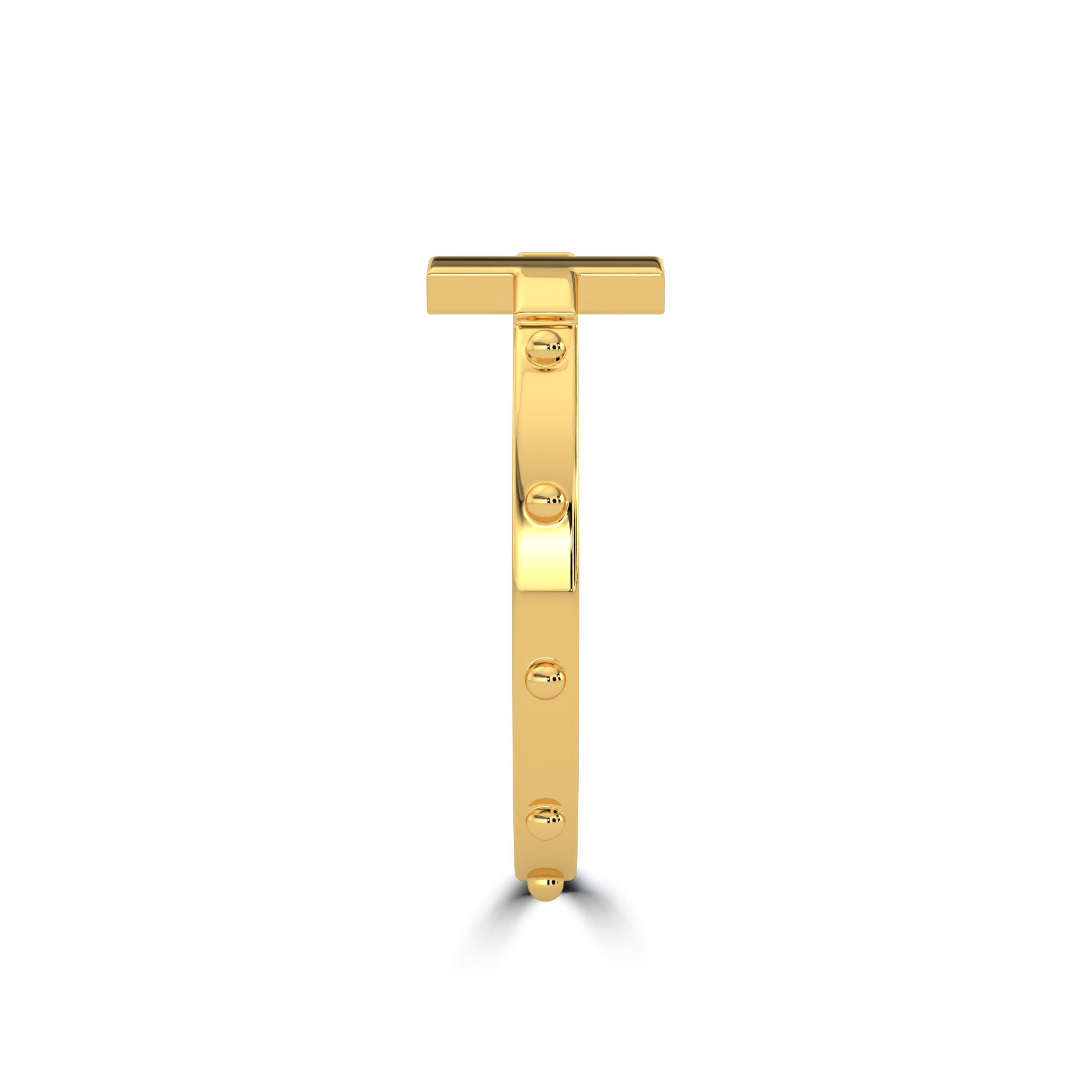 Golden Faith Rosary Ring , 13