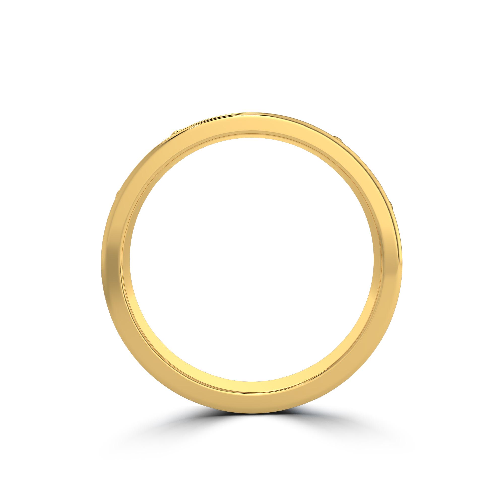Golden Faith Rosary Ring , 13