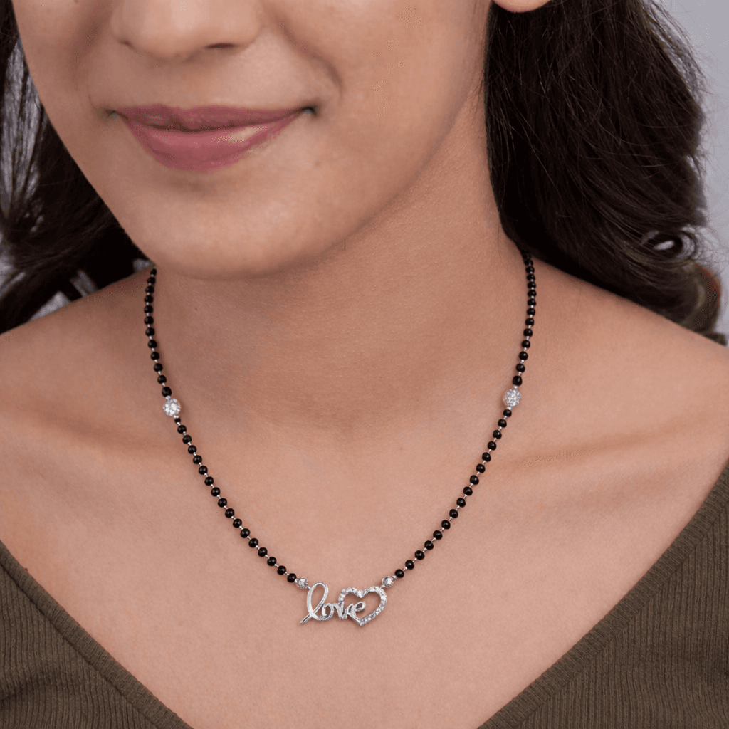 Infinite Love cz stone  Mangalsutra , 
