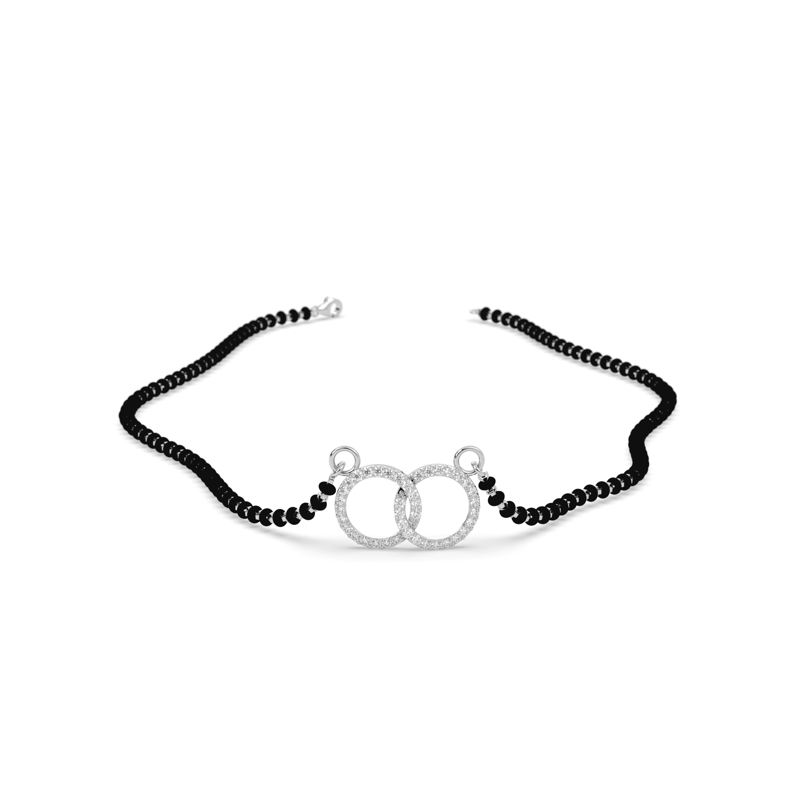 Eternal Circles cz stone  Mangalsutra , 