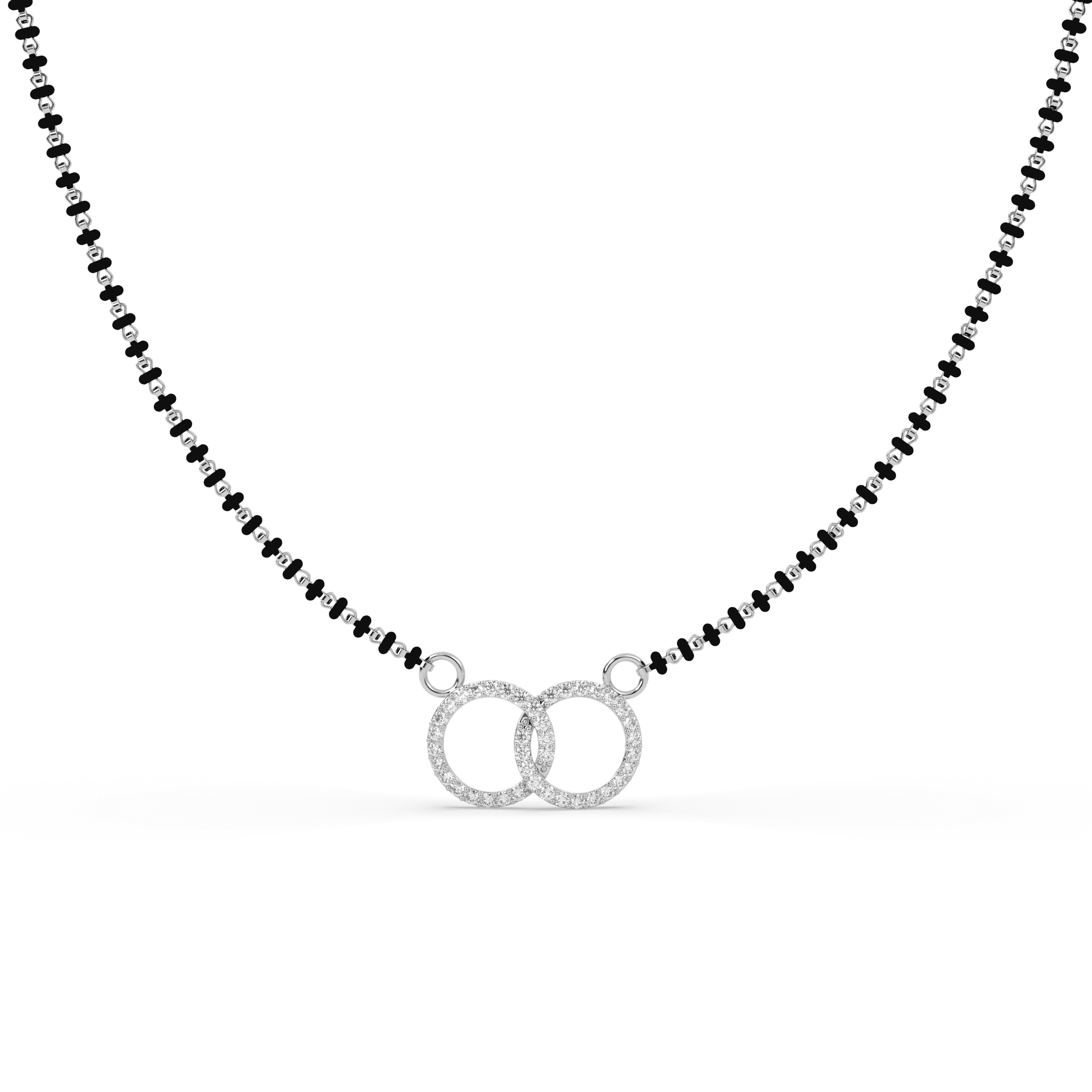 Eternal Circles cz stone  Mangalsutra , 