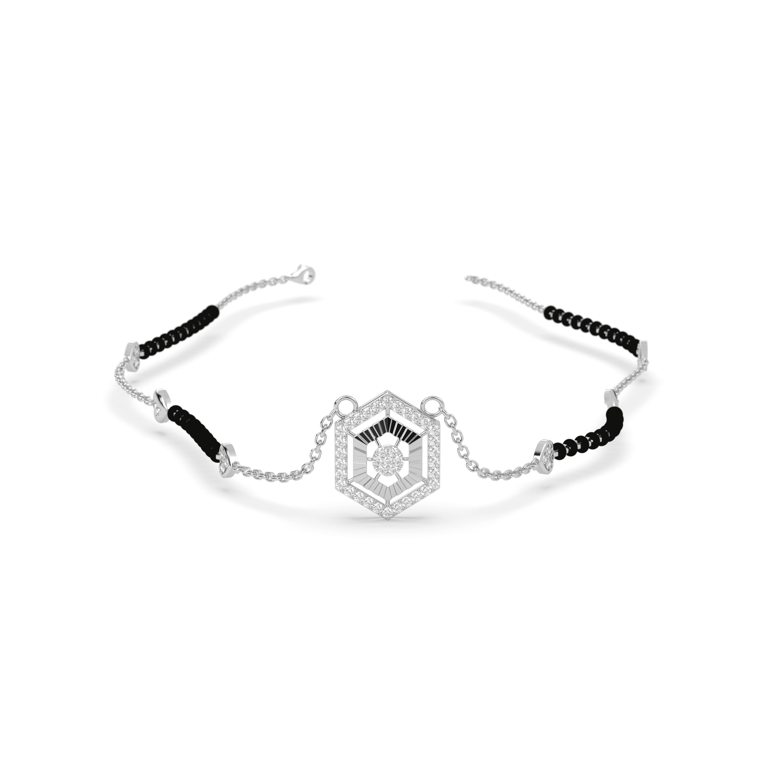 Geometric Hexagon Mangalsutra , 