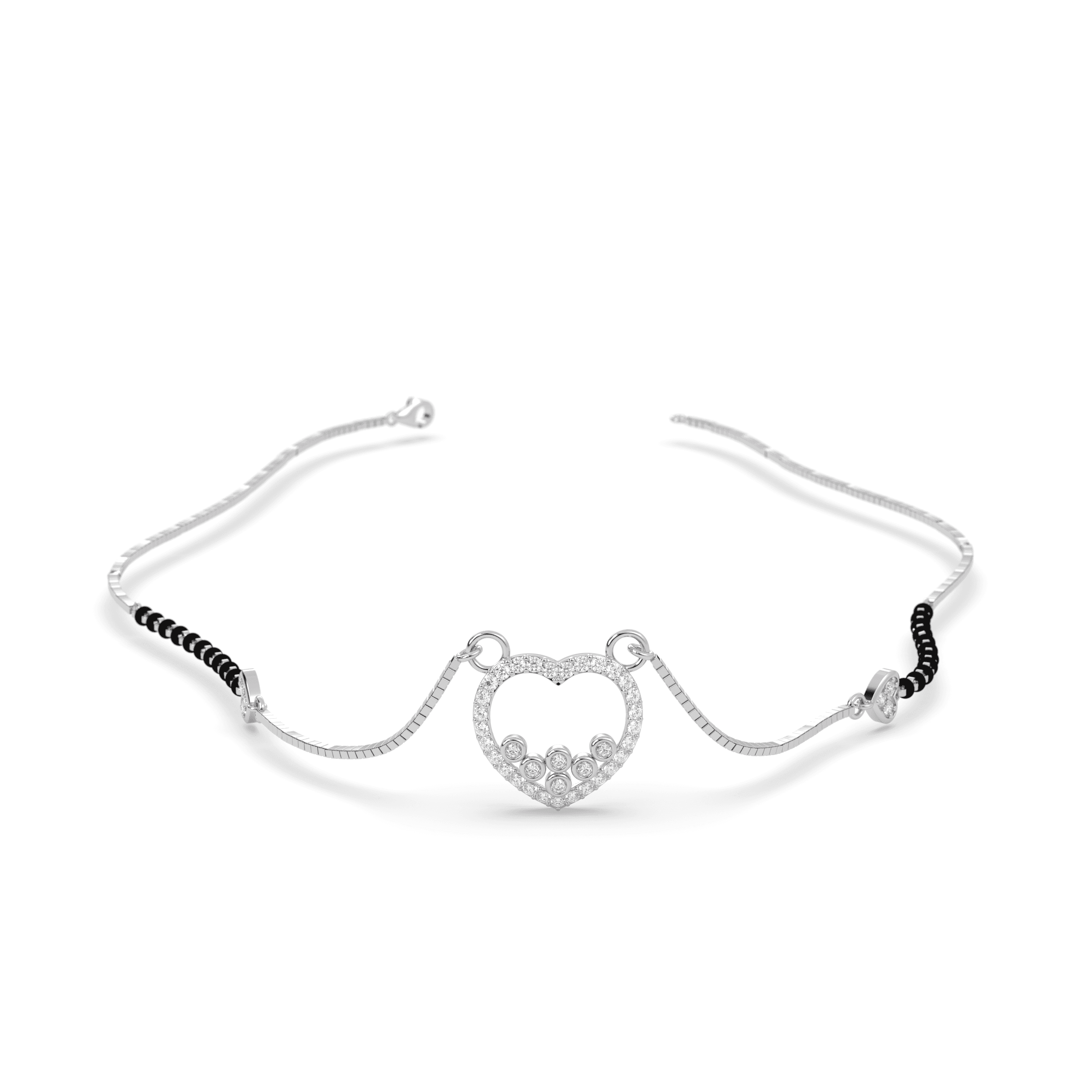 Eternal Circle cz stone  Mangalsutra , 