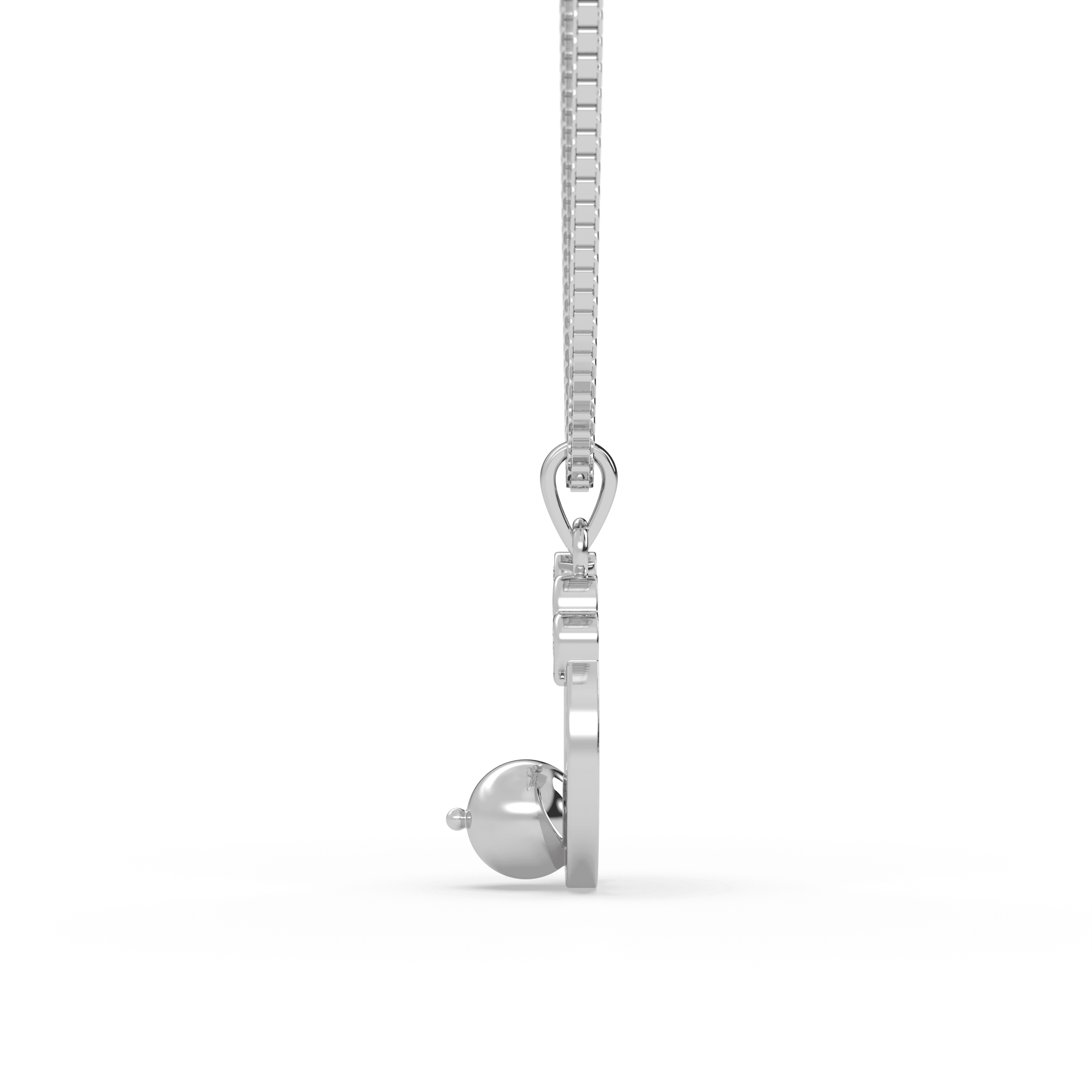 Everlasting Love Heart & Pearl Necklace , 
