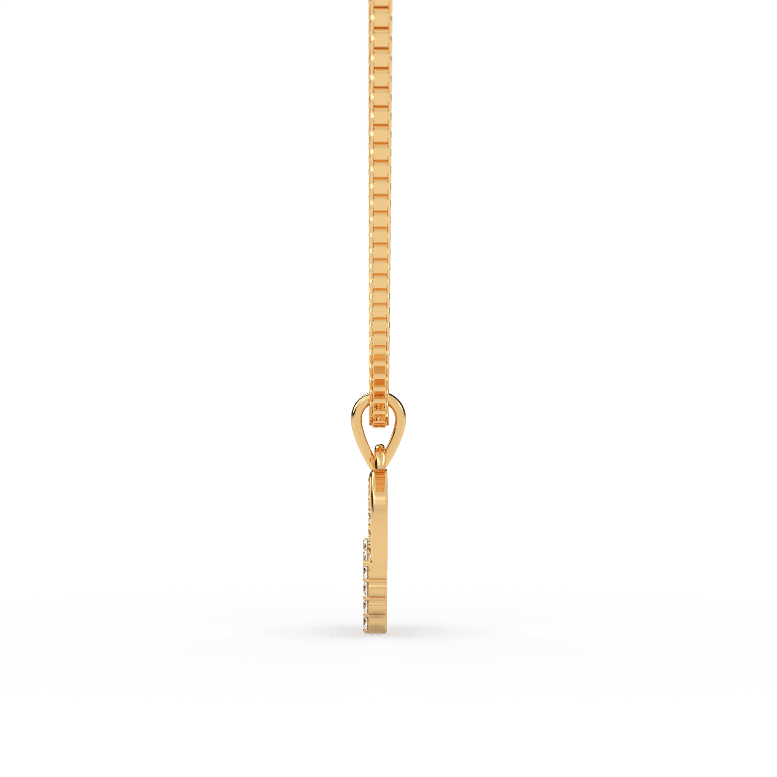"Double Glow" Heart Pendant , 
