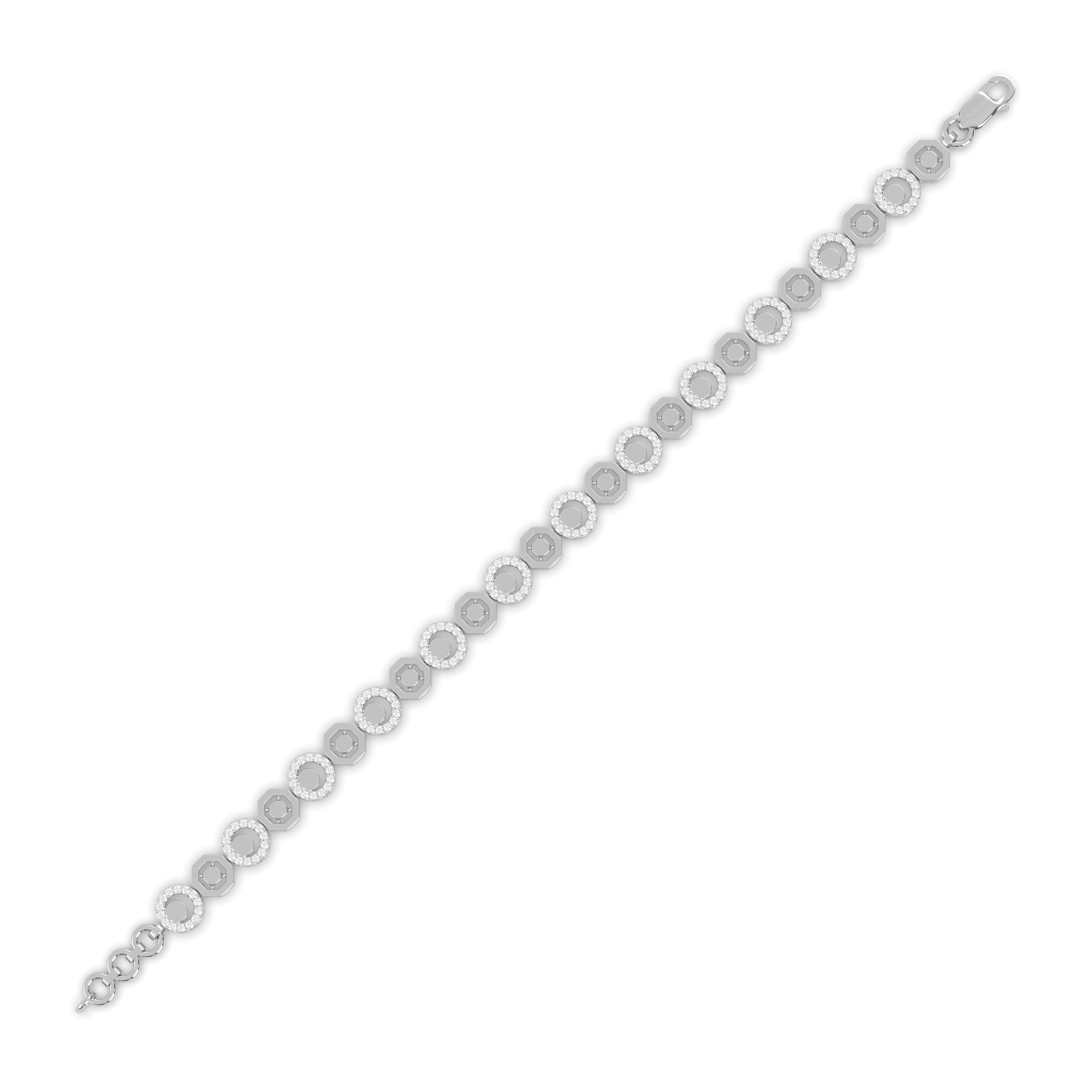 Circle Link Chain Bracelet , 