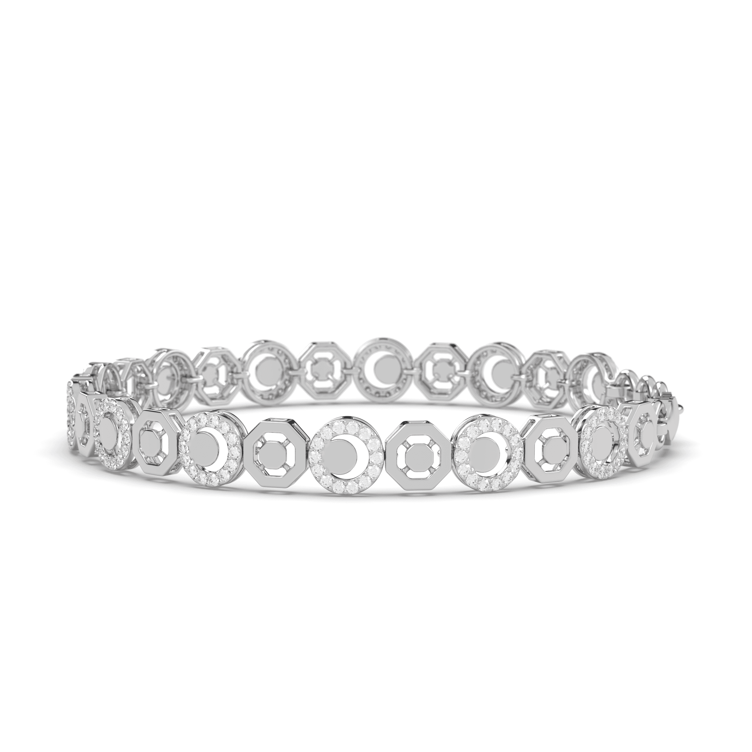 Circle Link Chain Bracelet , 