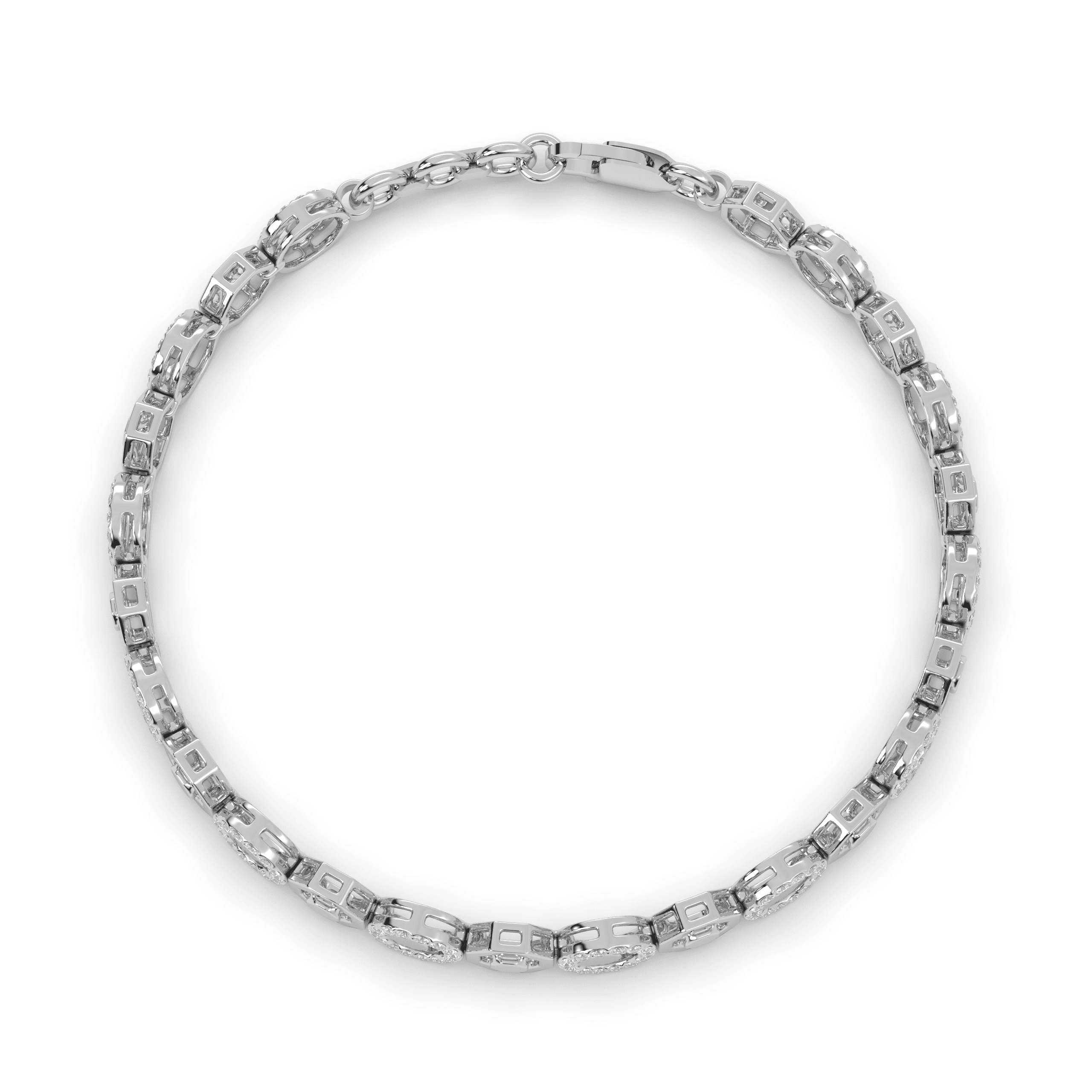 Circle Link Chain Bracelet , 