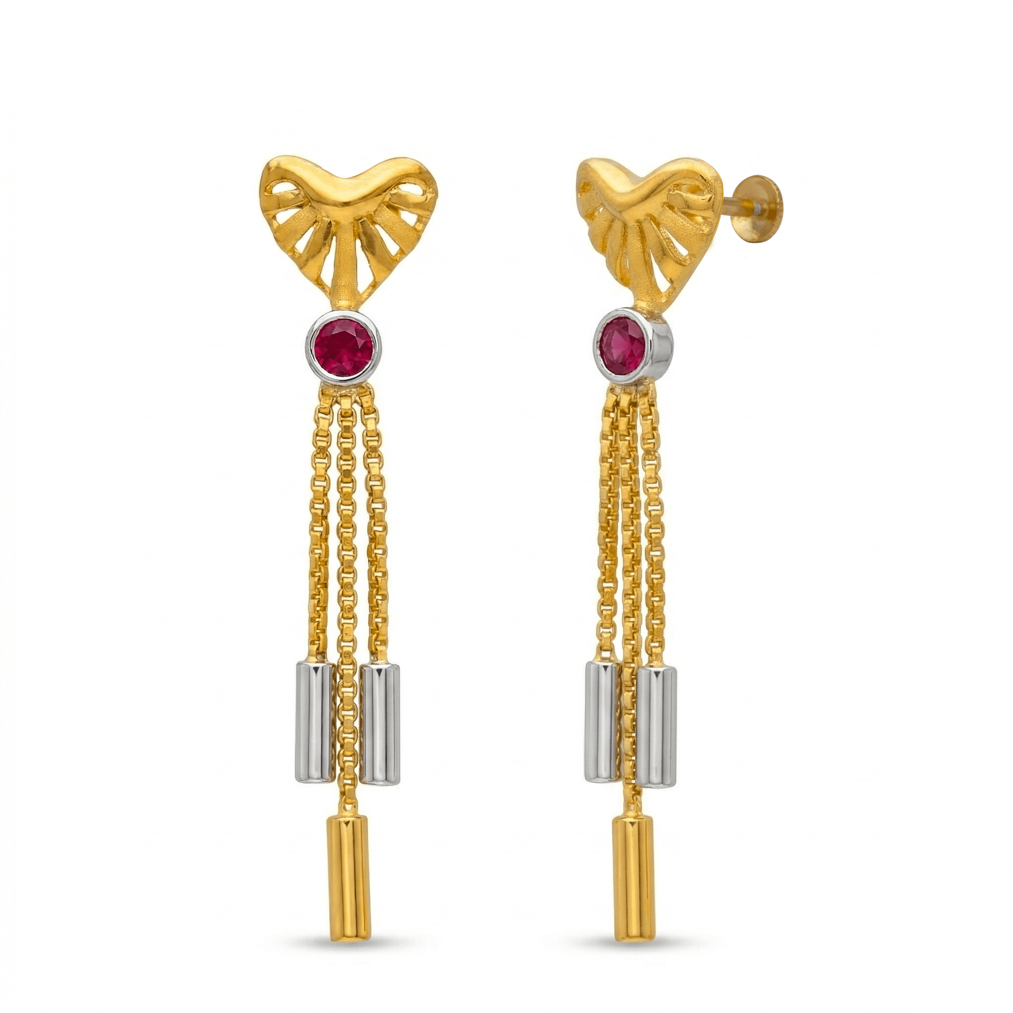 Golden Fan Ruby Drops , South Screw