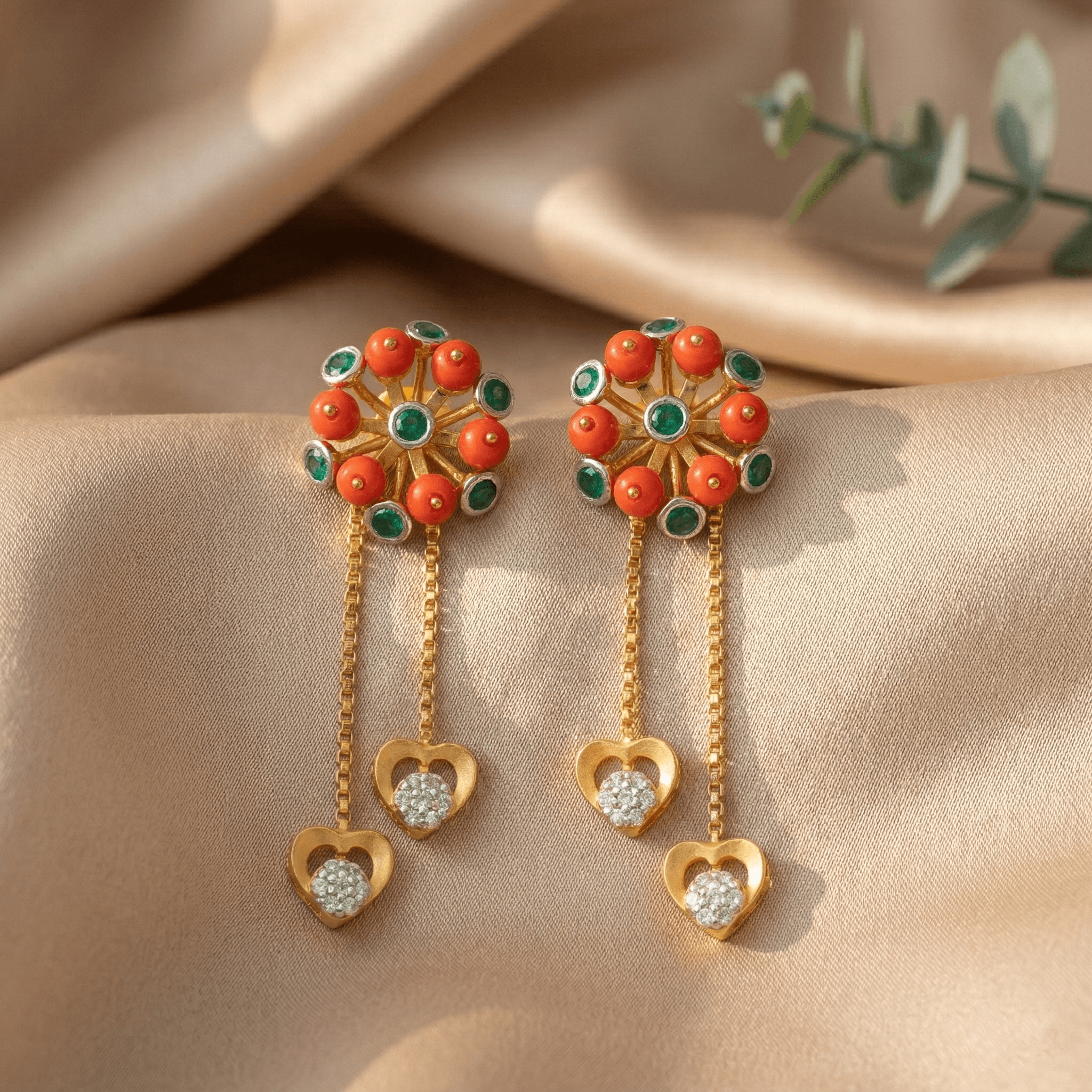 Royal Coral Sunburst Drops , South Screw