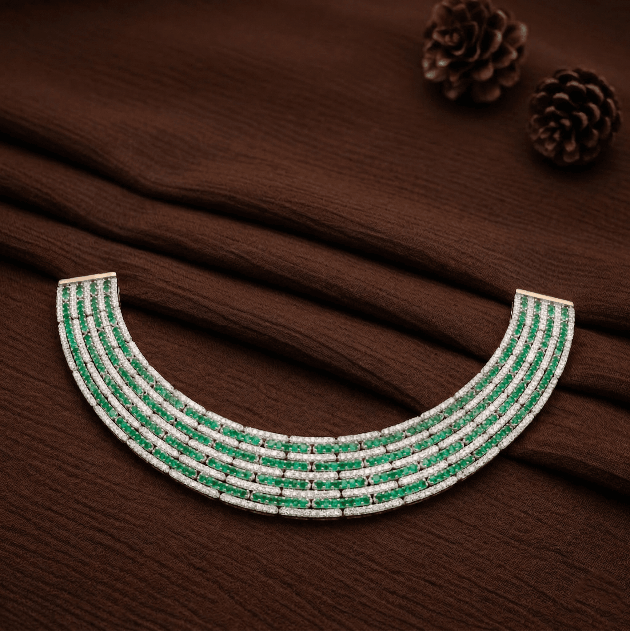 Emerald Glow Choker , 