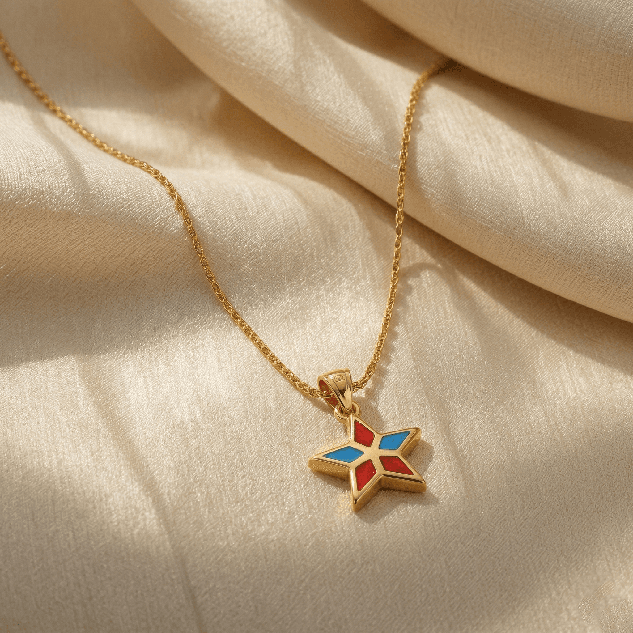 Patriotic Star Pendant , 