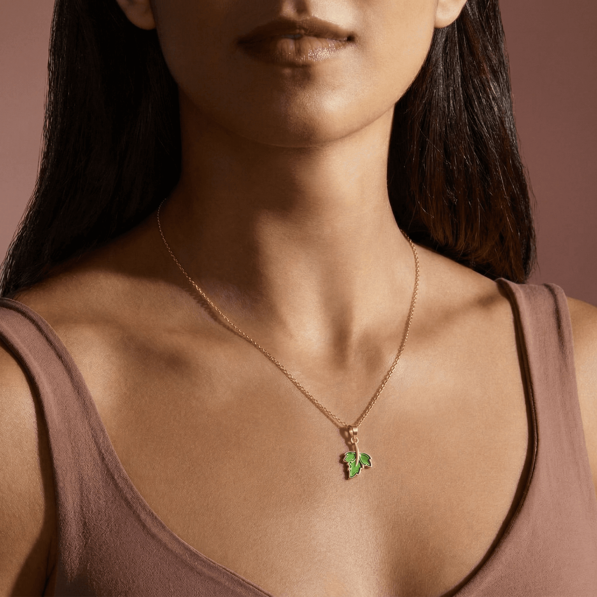 Green Leaf Pendant , 