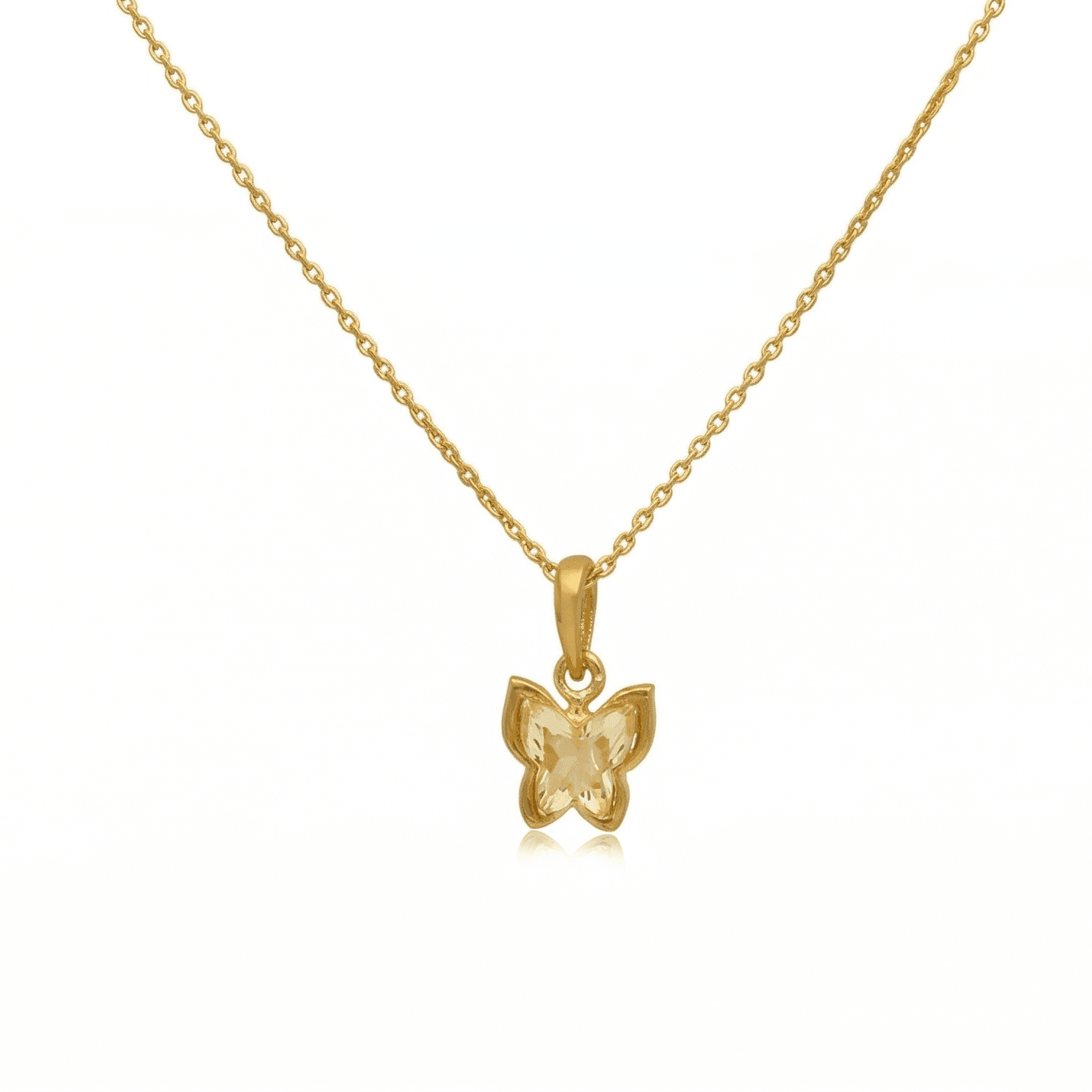 Golden Butterfly Charm , 
