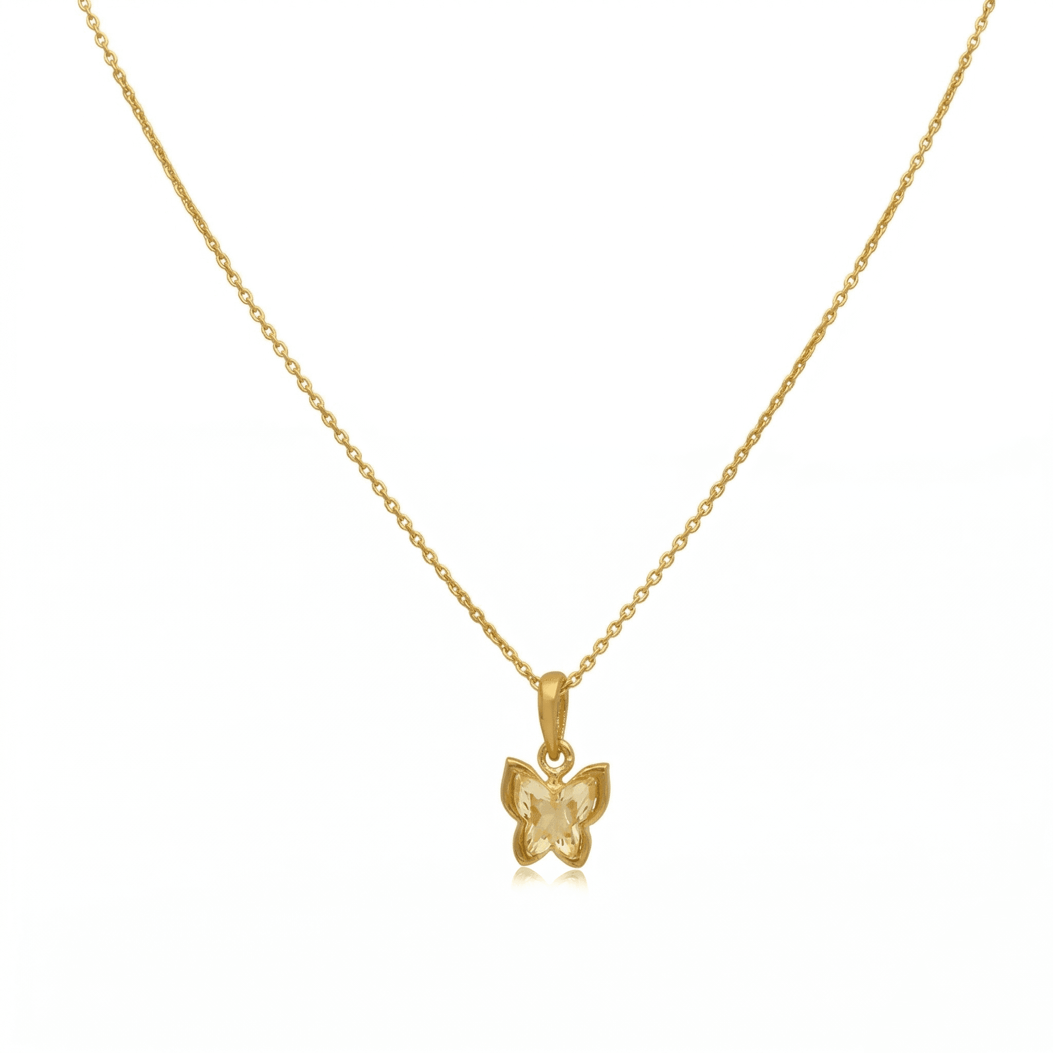 Golden Butterfly Charm , 