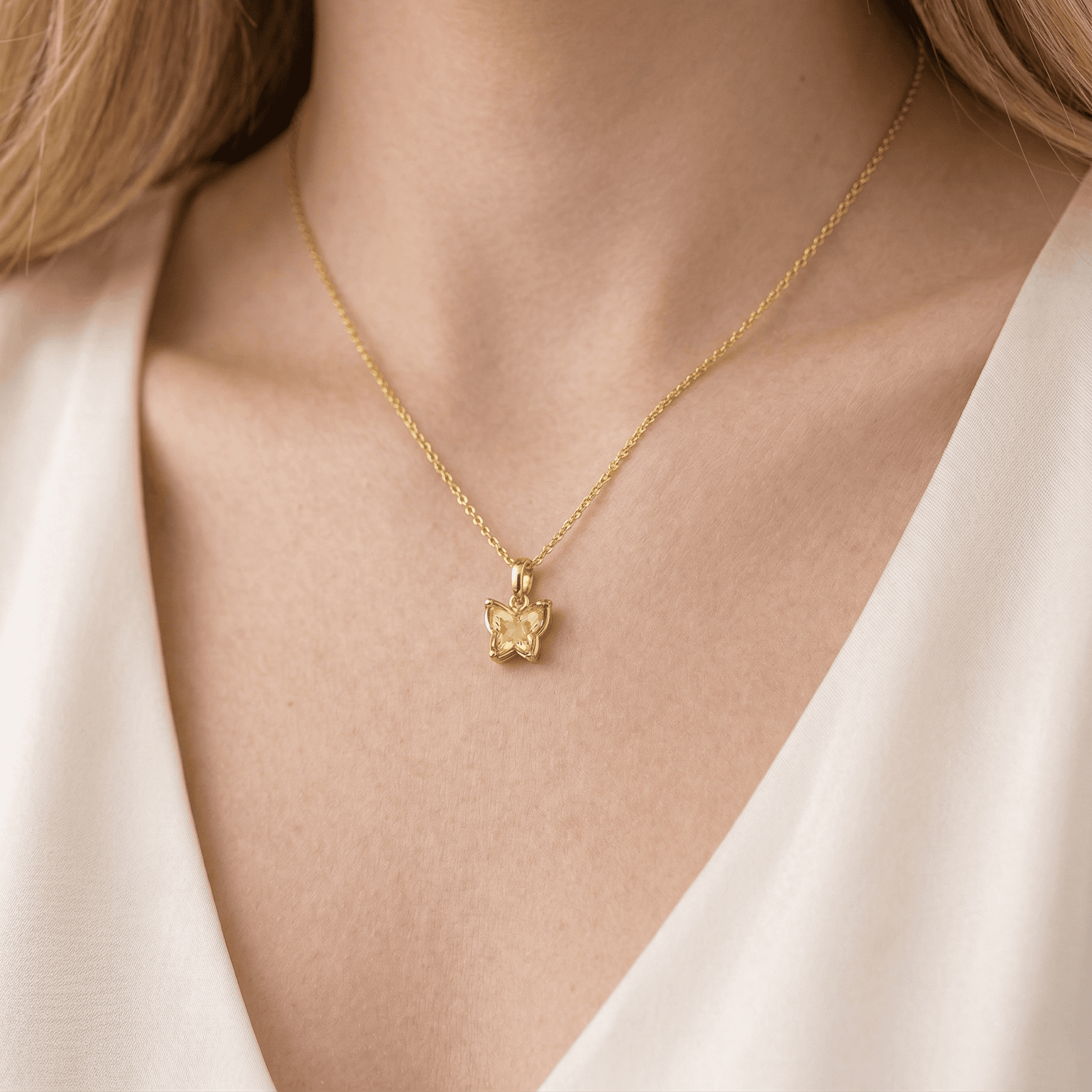 Golden Butterfly Charm , 