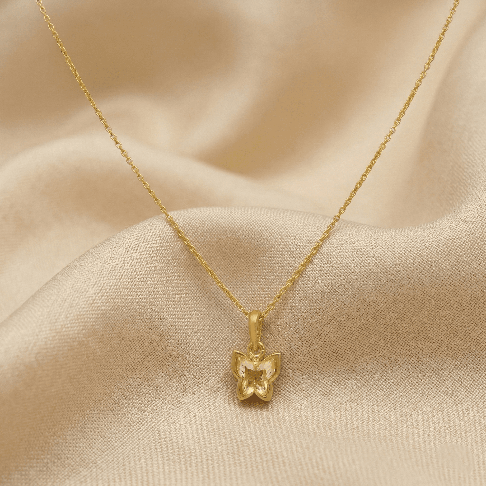Golden Butterfly Charm , 