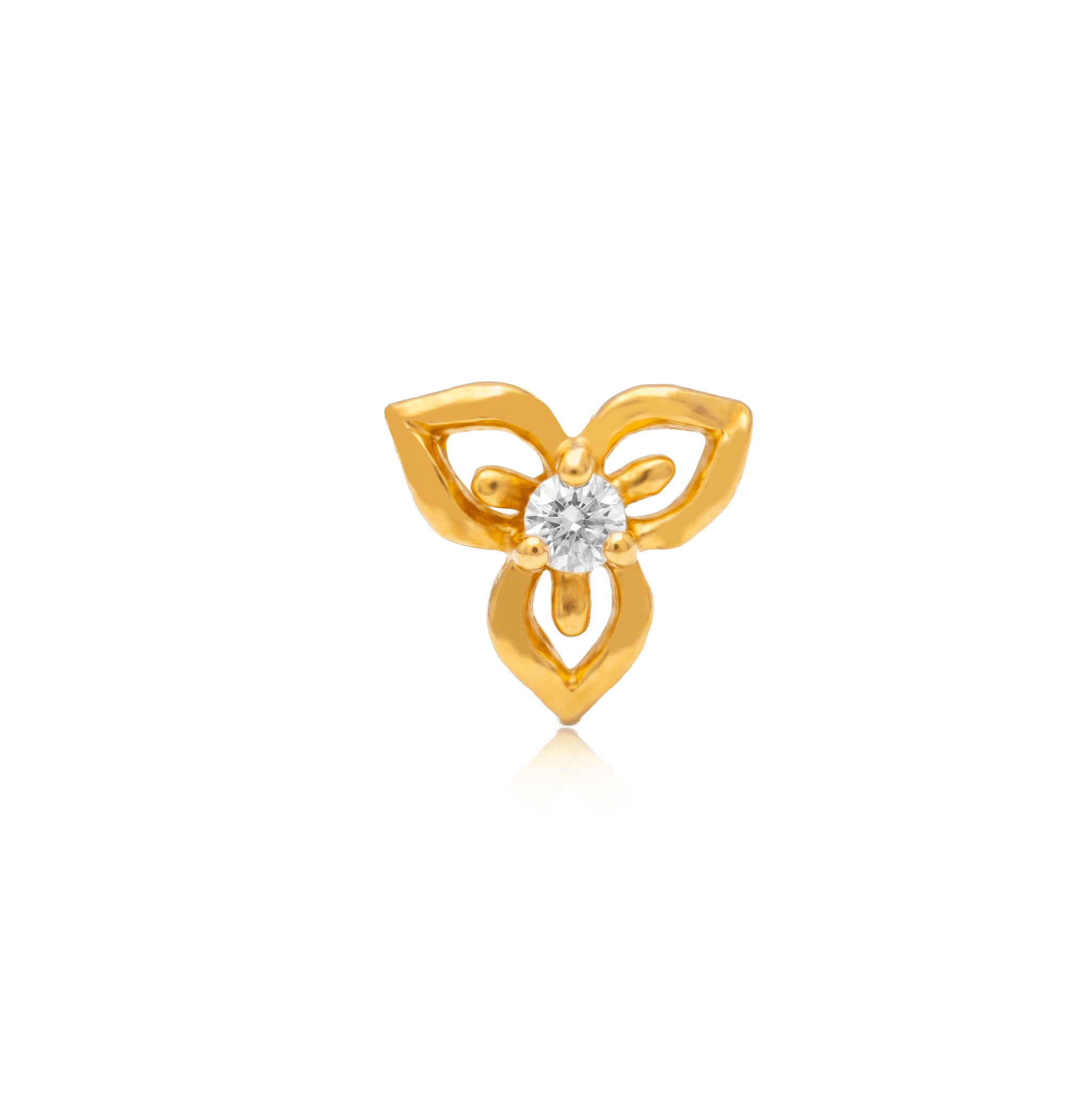 Golden Blossom Nose Stud , 