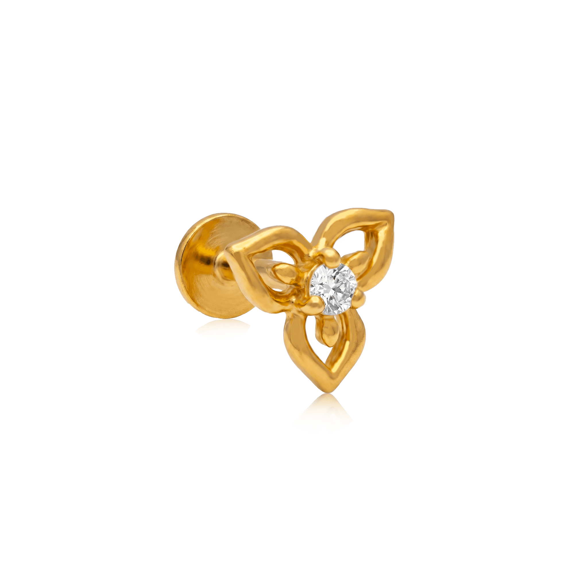 Golden Blossom Nose Stud , 
