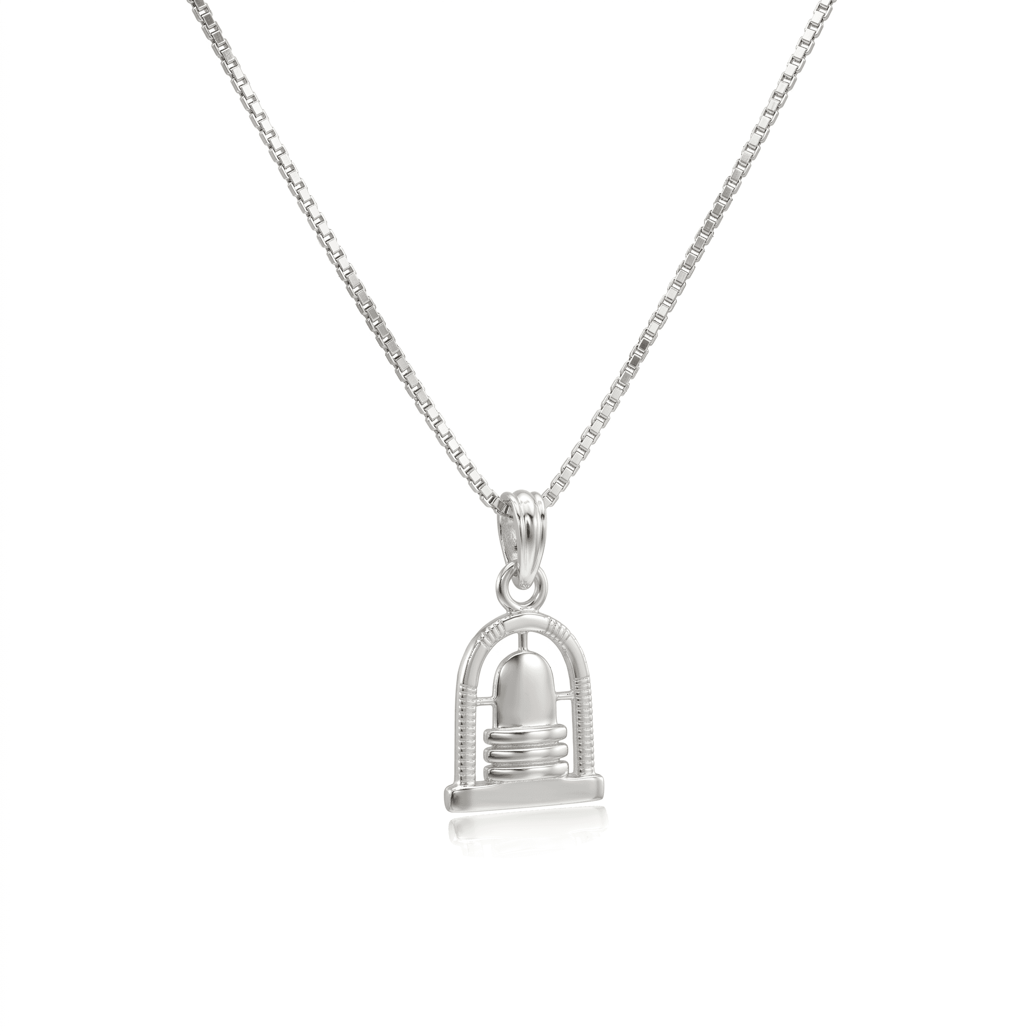 Silver Shiva Lingam Pendant , 