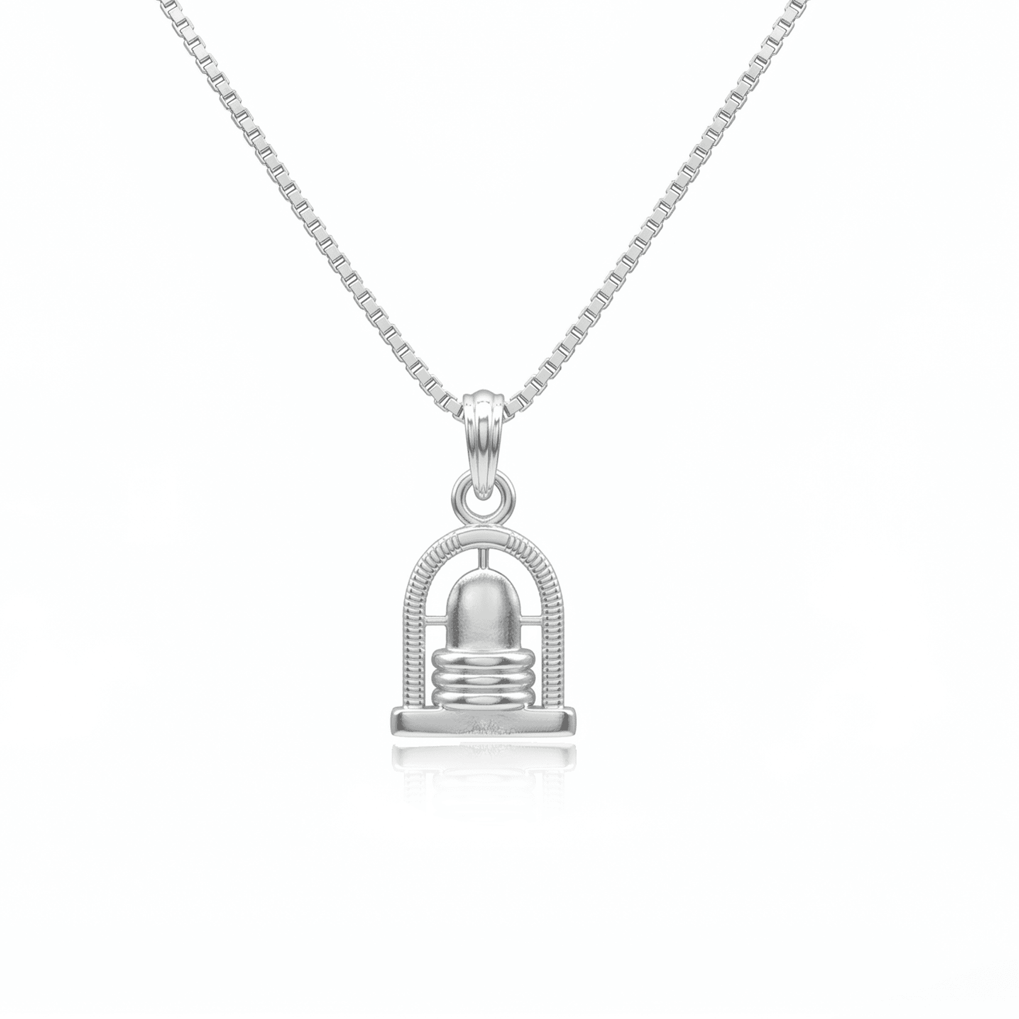Silver Shiva Lingam Pendant , 