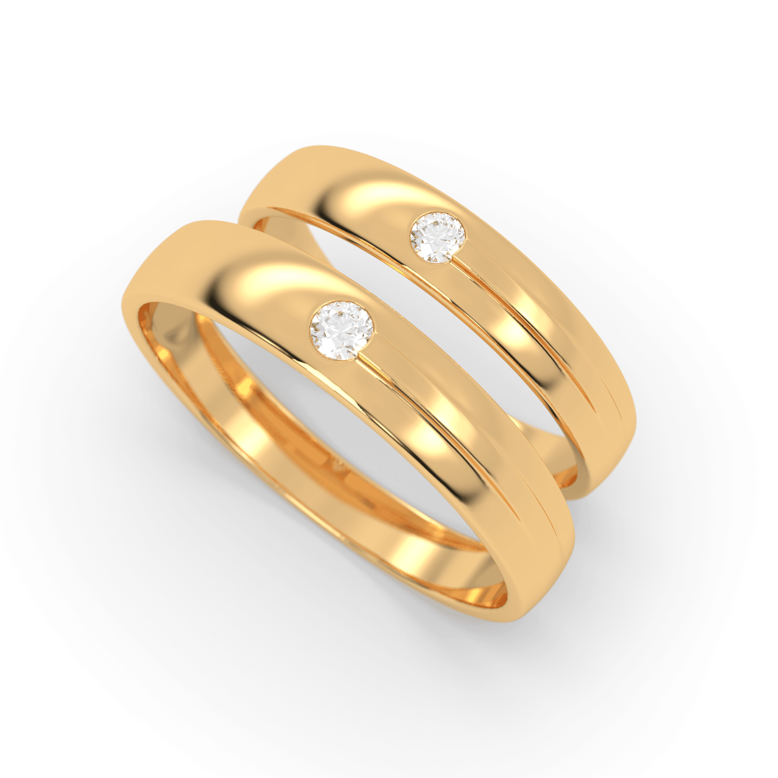 Everlasting vermeil gold  Promise Ring. , 13