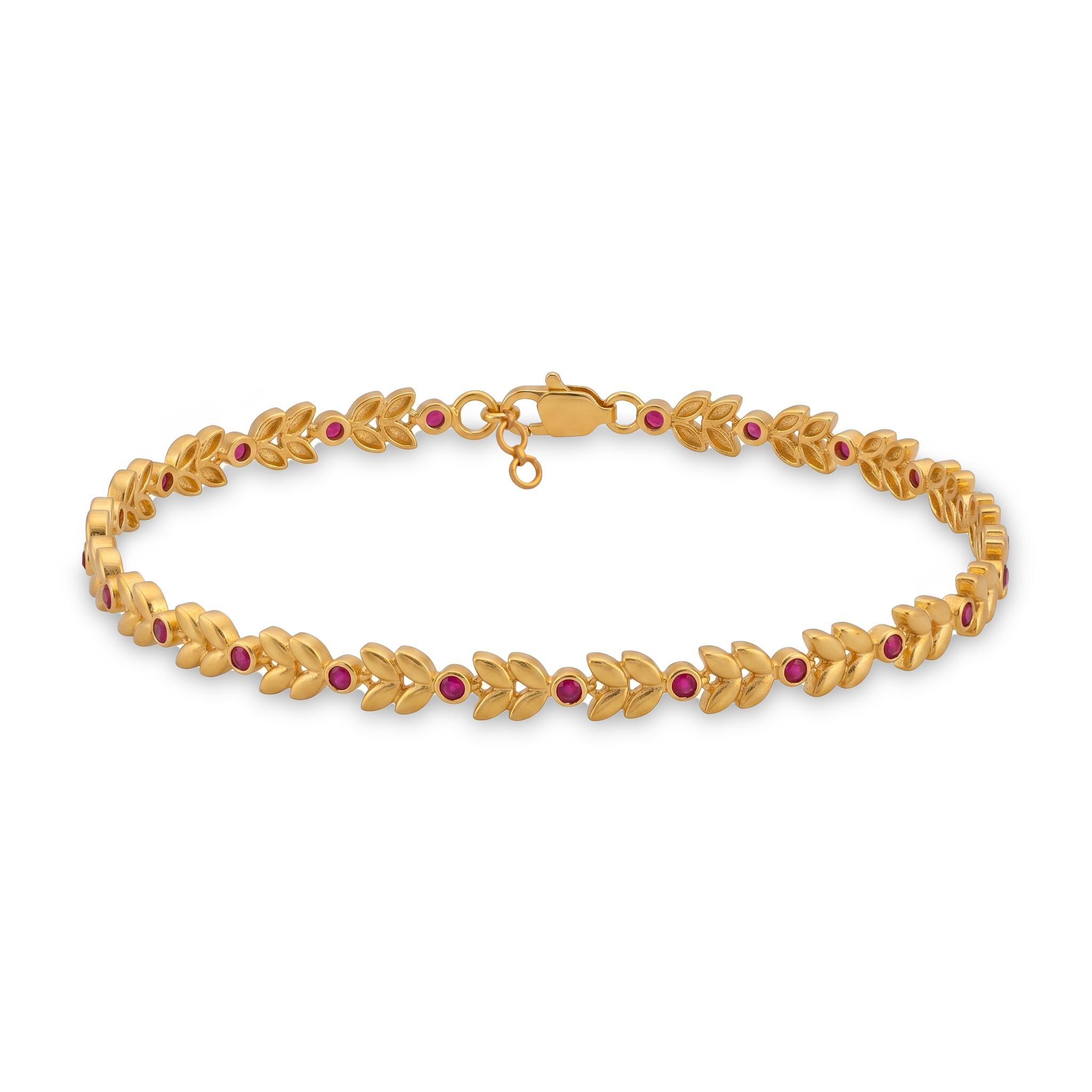 Golden Leaf Bracelet , 