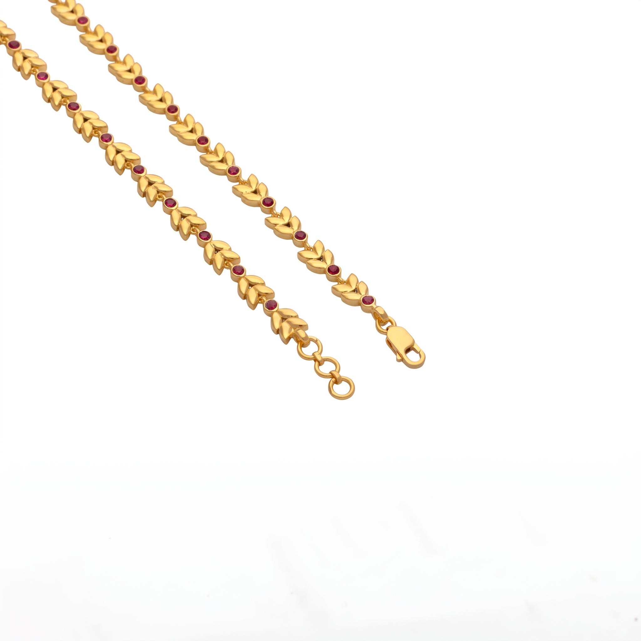 Golden Leaf Bracelet , 