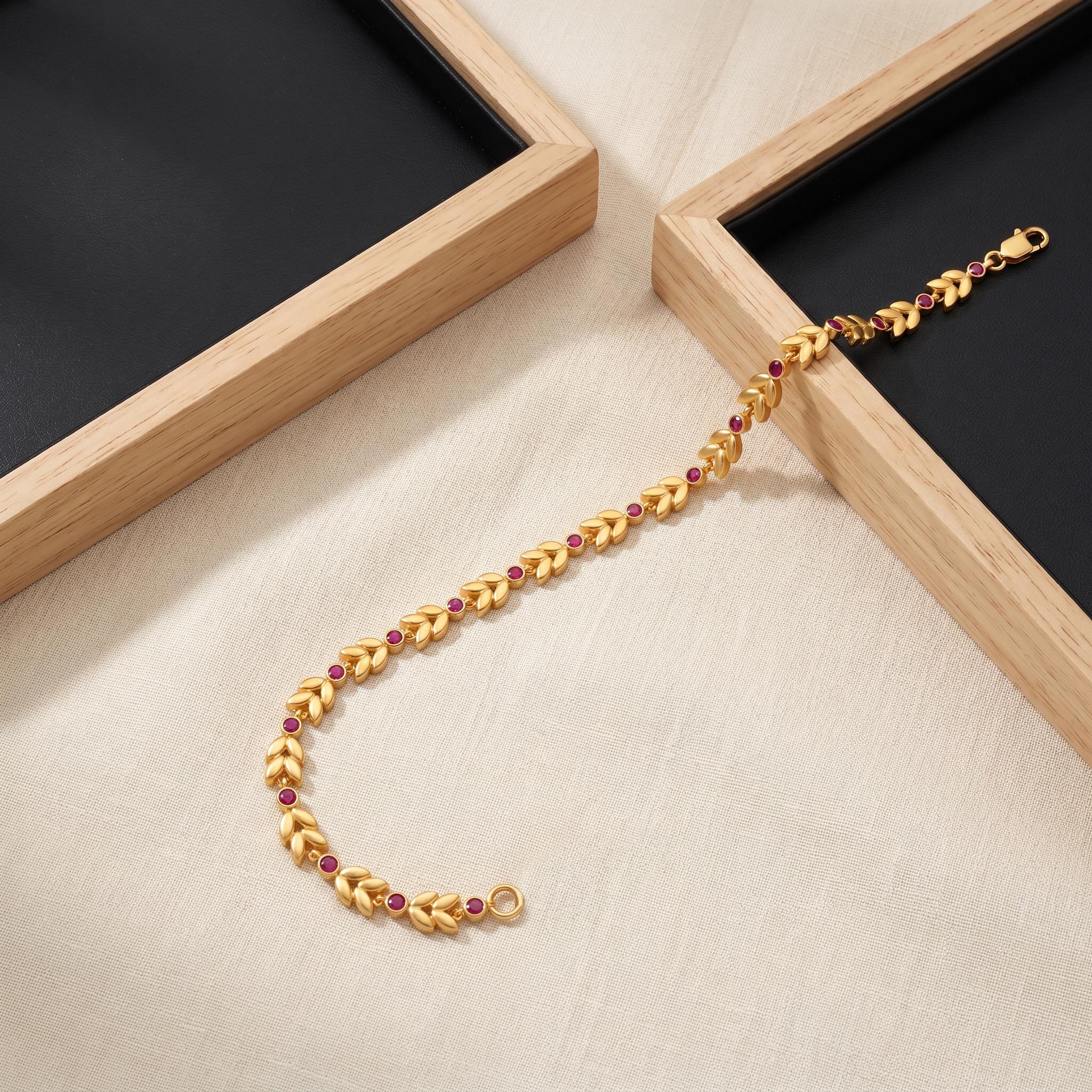 Golden Leaf Bracelet , 