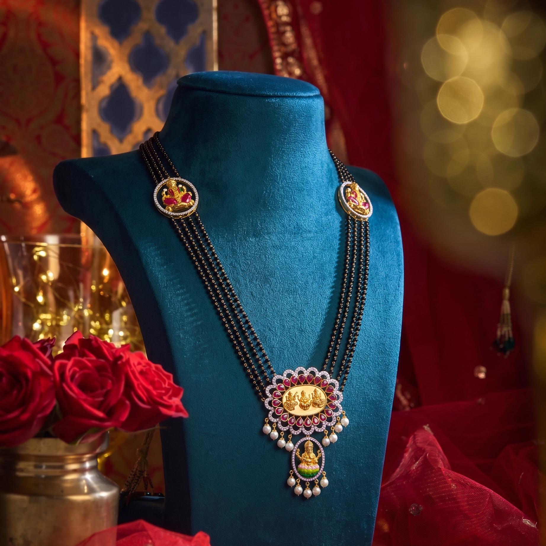 Royal Divine Lakshmi Necklace , 