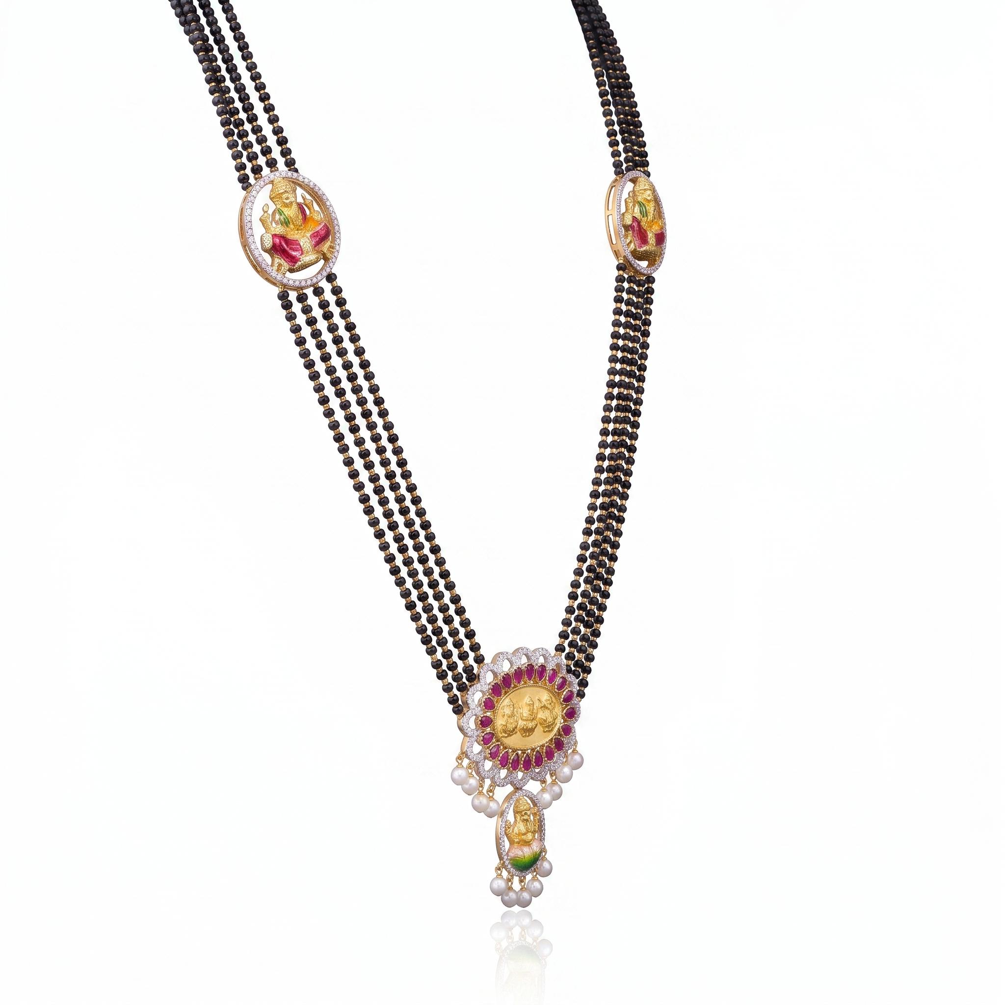 Royal Divine Lakshmi Necklace , 