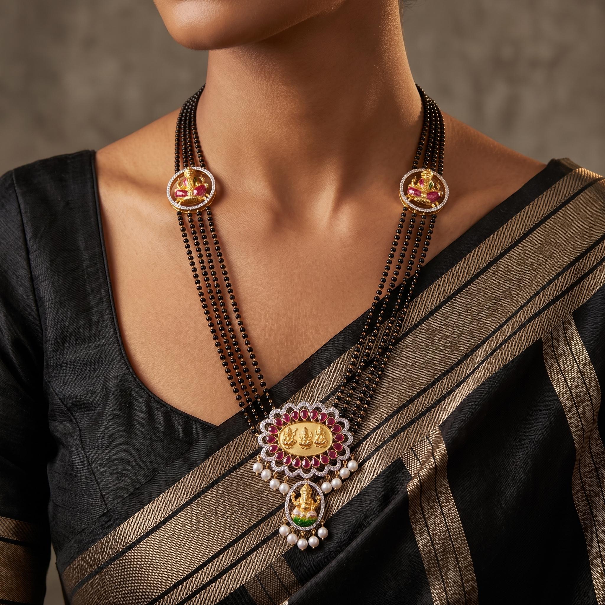 Royal Divine Lakshmi Necklace , 