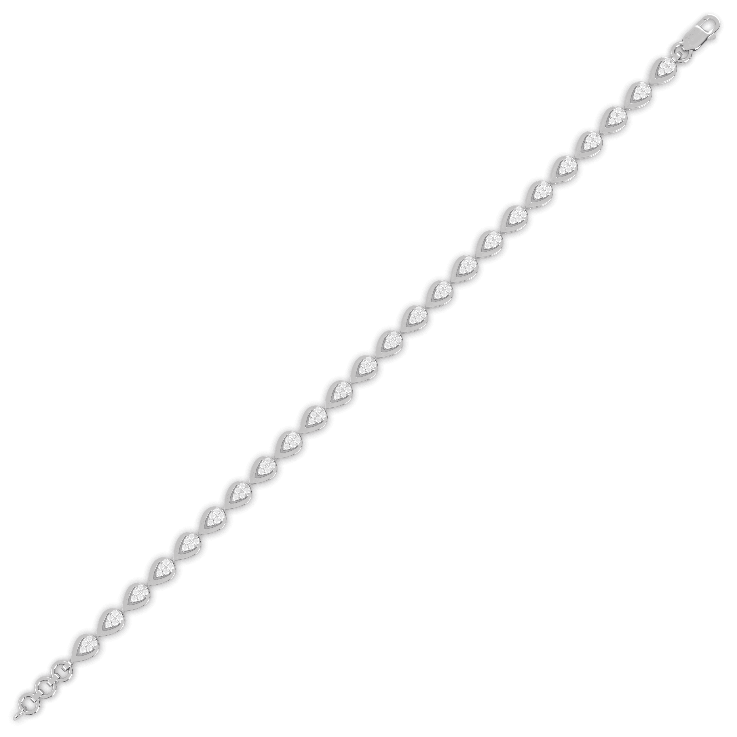 Sterling Silver Classic Oval Link Bracelet ,