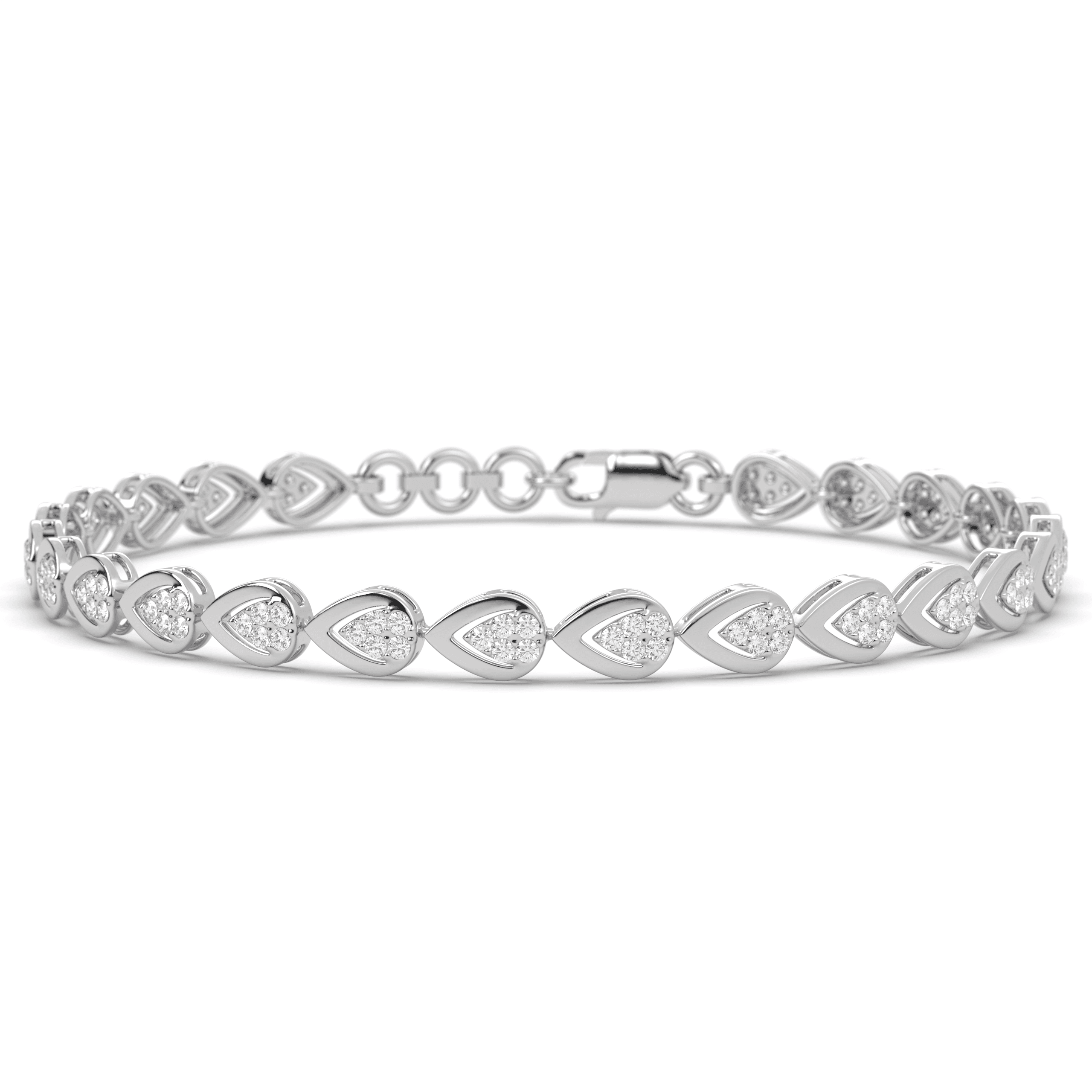 Sterling Silver Classic Oval Link Bracelet ,