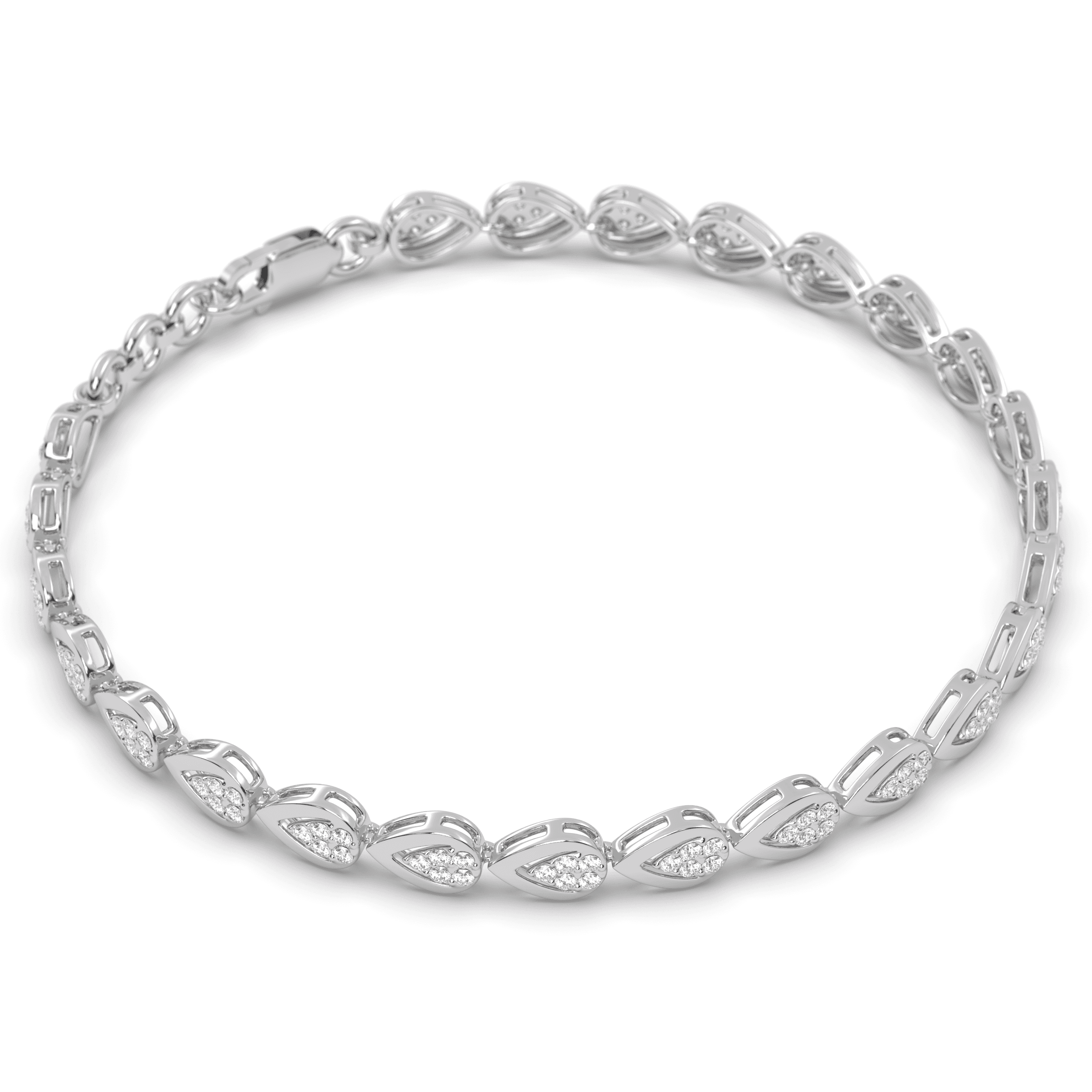 Sterling Silver Classic Oval Link Bracelet ,