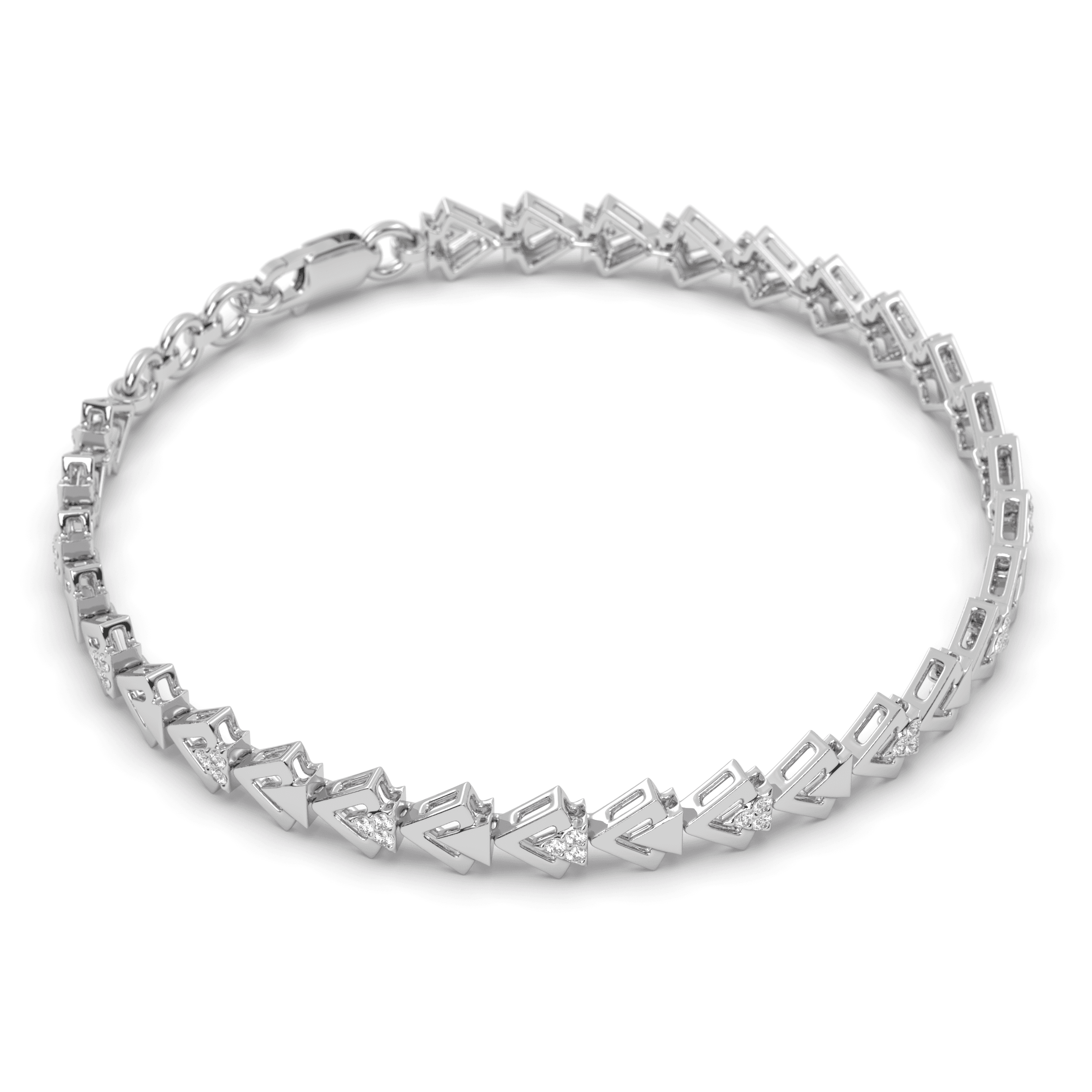 Geometric Arrow bracelet ,