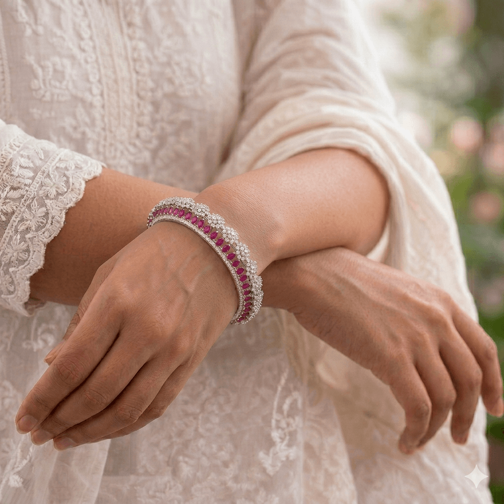 Royal RubyLattice Bangle , 2.3