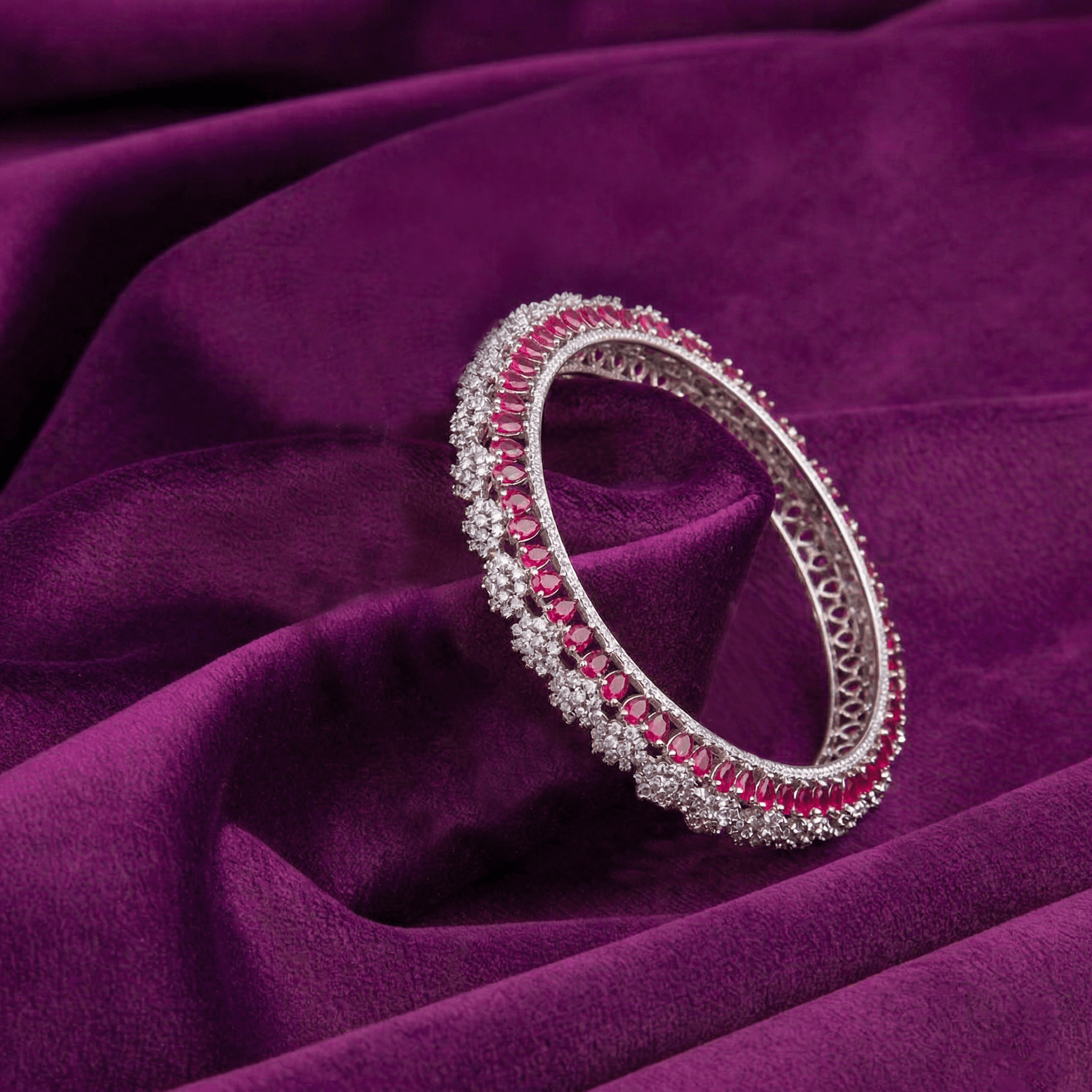 Royal RubyLattice Bangle , 2.3