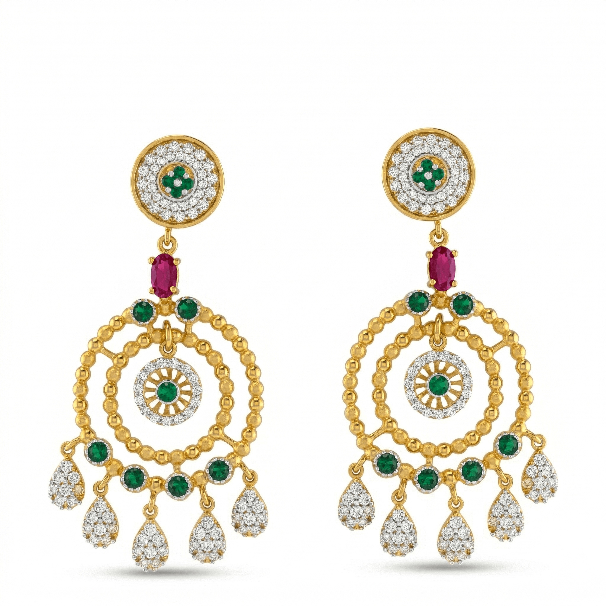 Traditional Chandbalis , South Screw