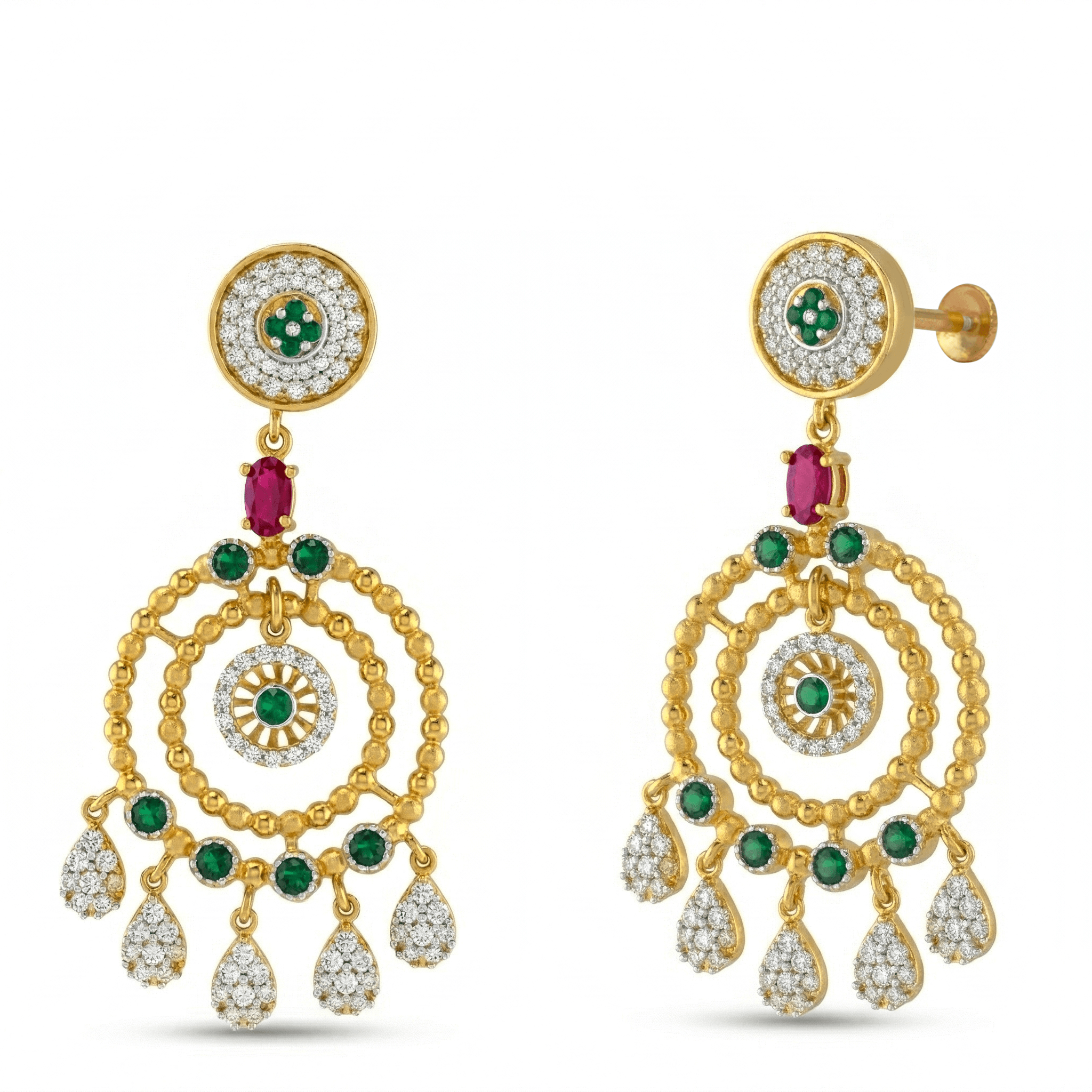 Traditional Chandbalis , South Screw