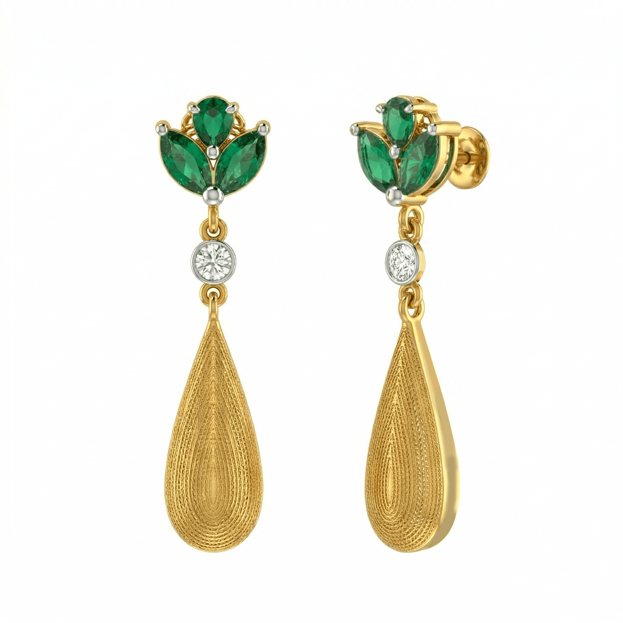 Green Leaf Gold Drops , South Screw