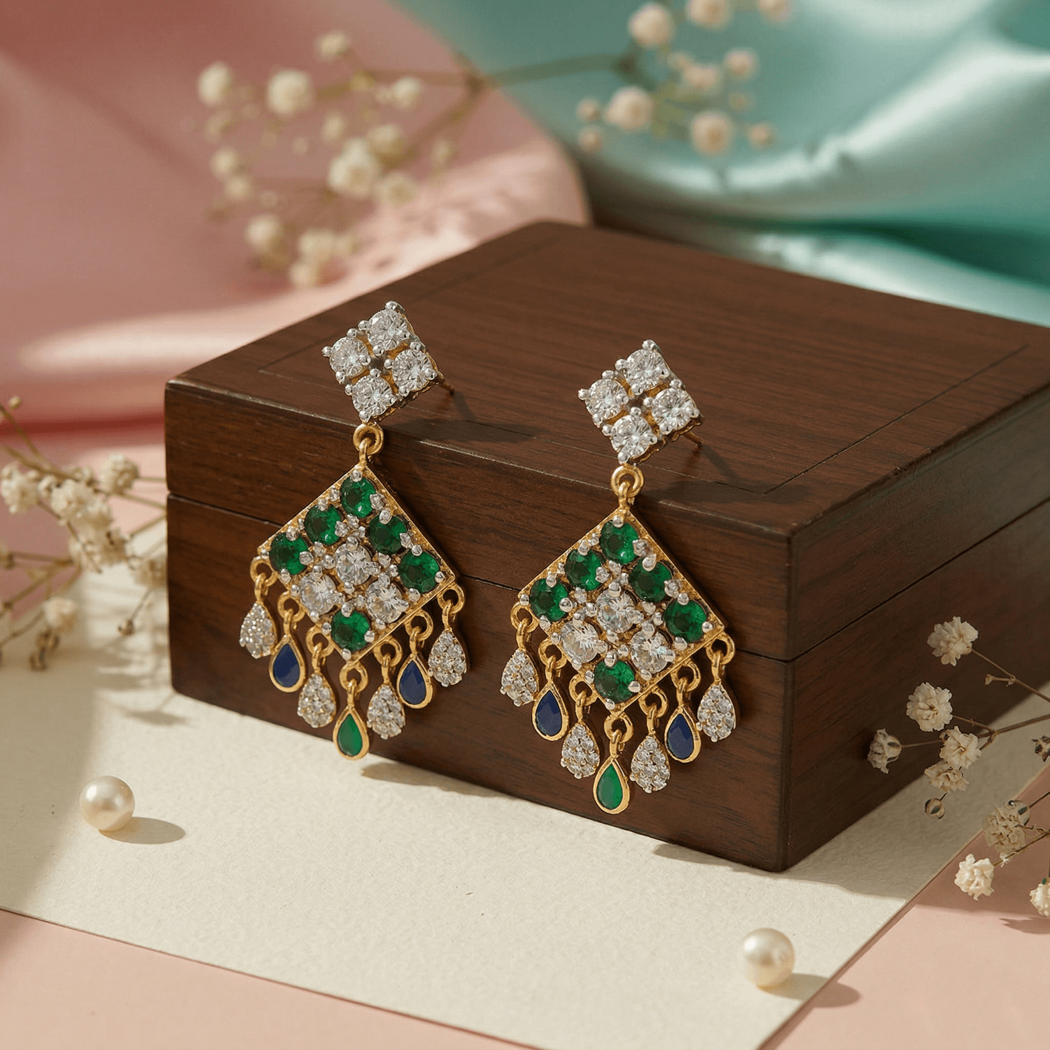 Geometric Chandelier Drops , South Screw
