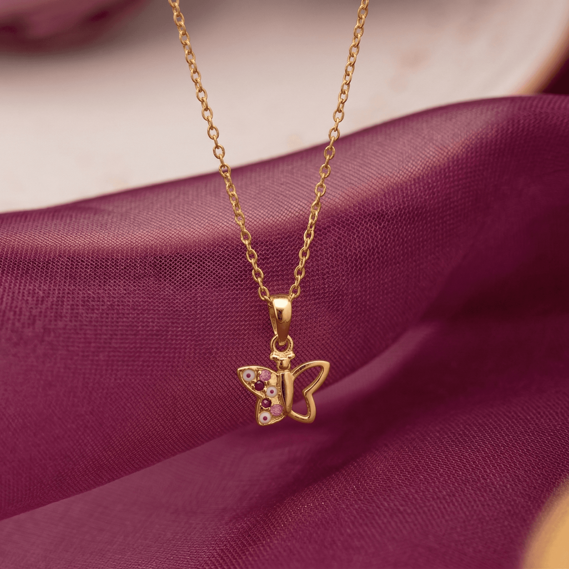 Colorful Butterfly Charm ,