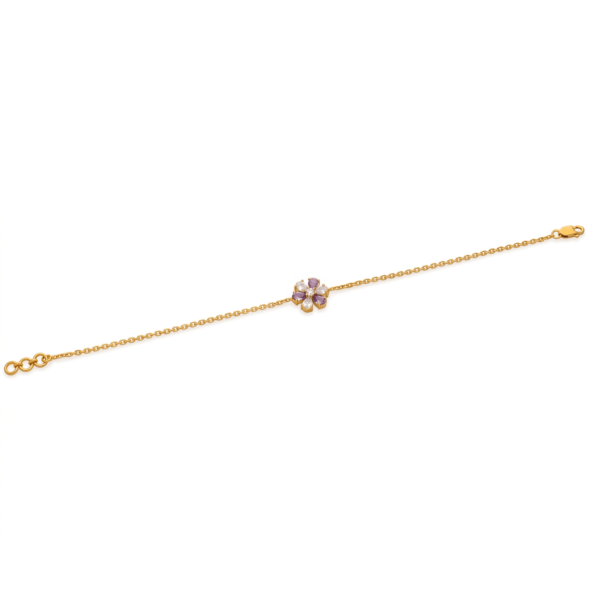 Violet Flora Bracelet ,