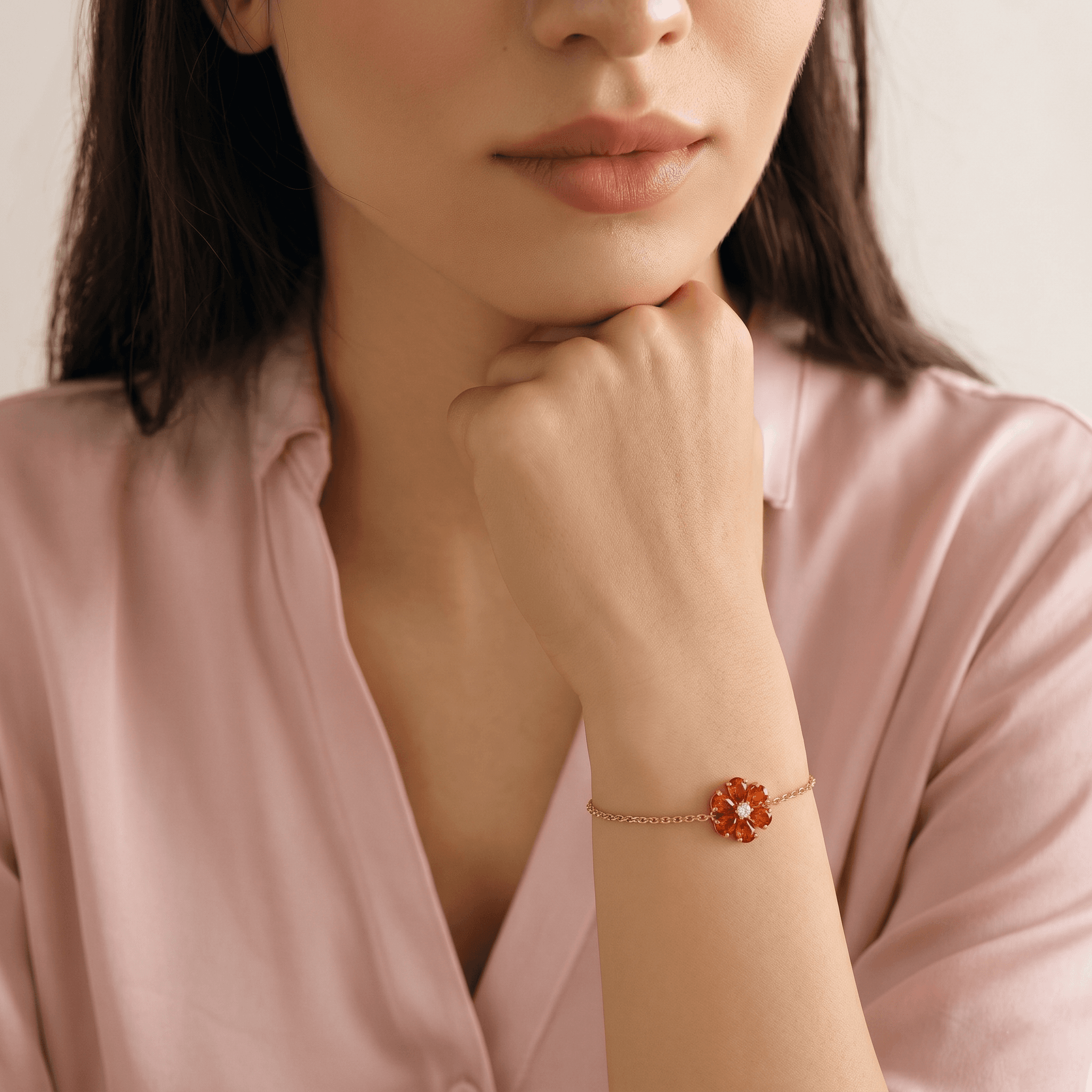Petal Glow Bracelet ,