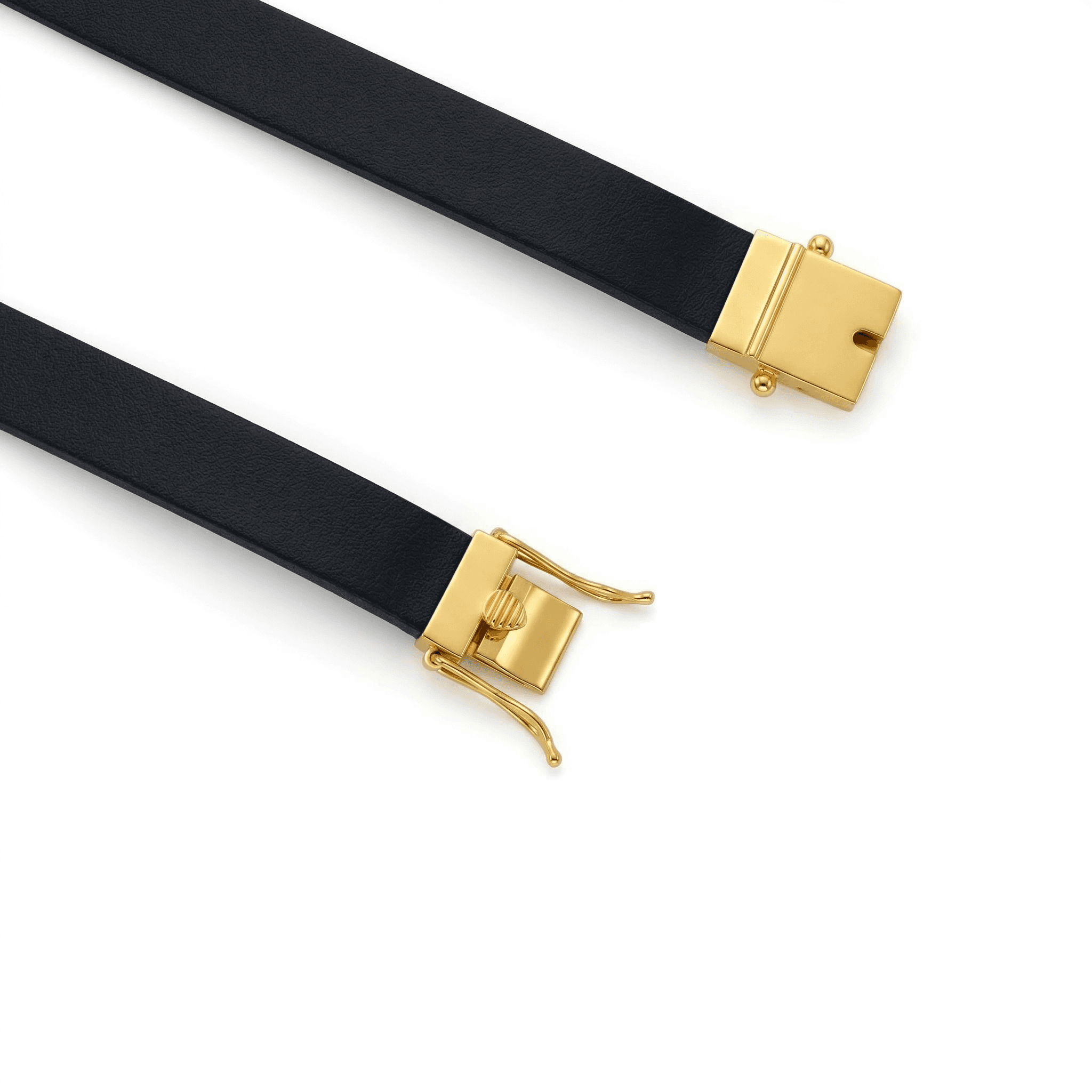 Gold Panther Motif Rubber Bracelet ,