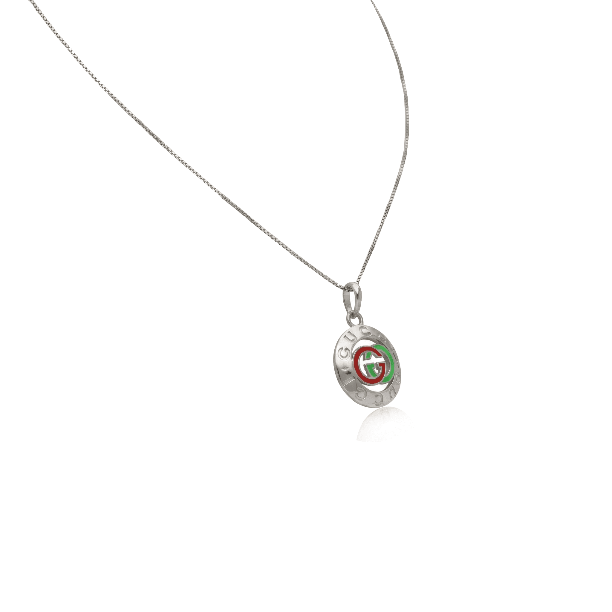 Round Interlocking 'G' Enamel ,