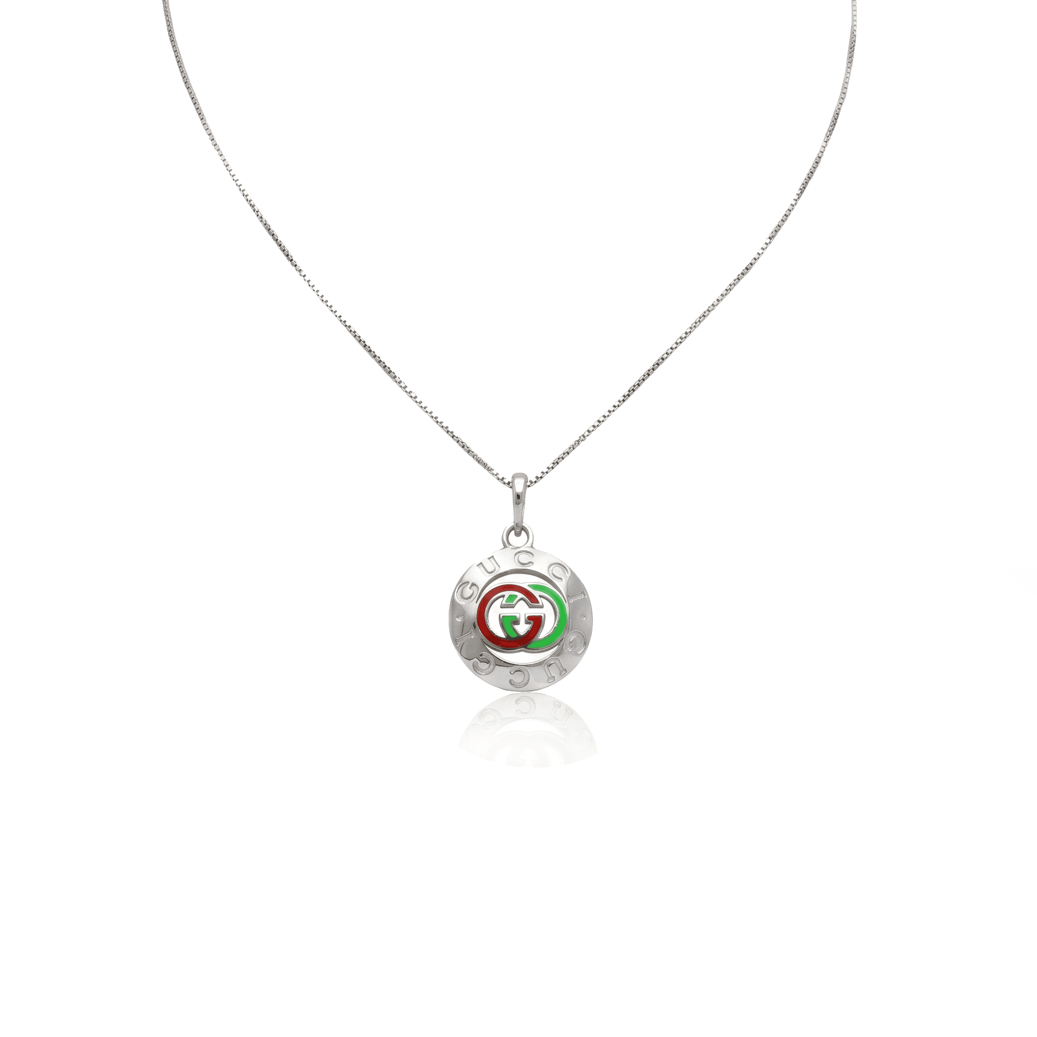 Round Interlocking 'G' Enamel ,