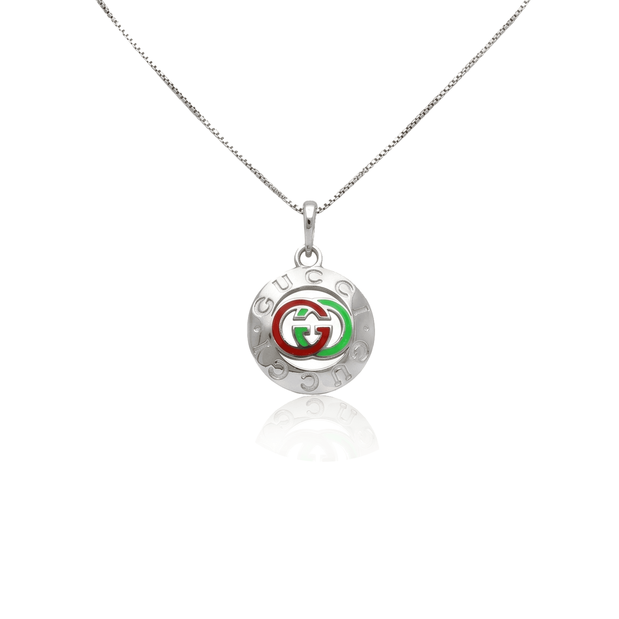 Round Interlocking 'G' Enamel ,