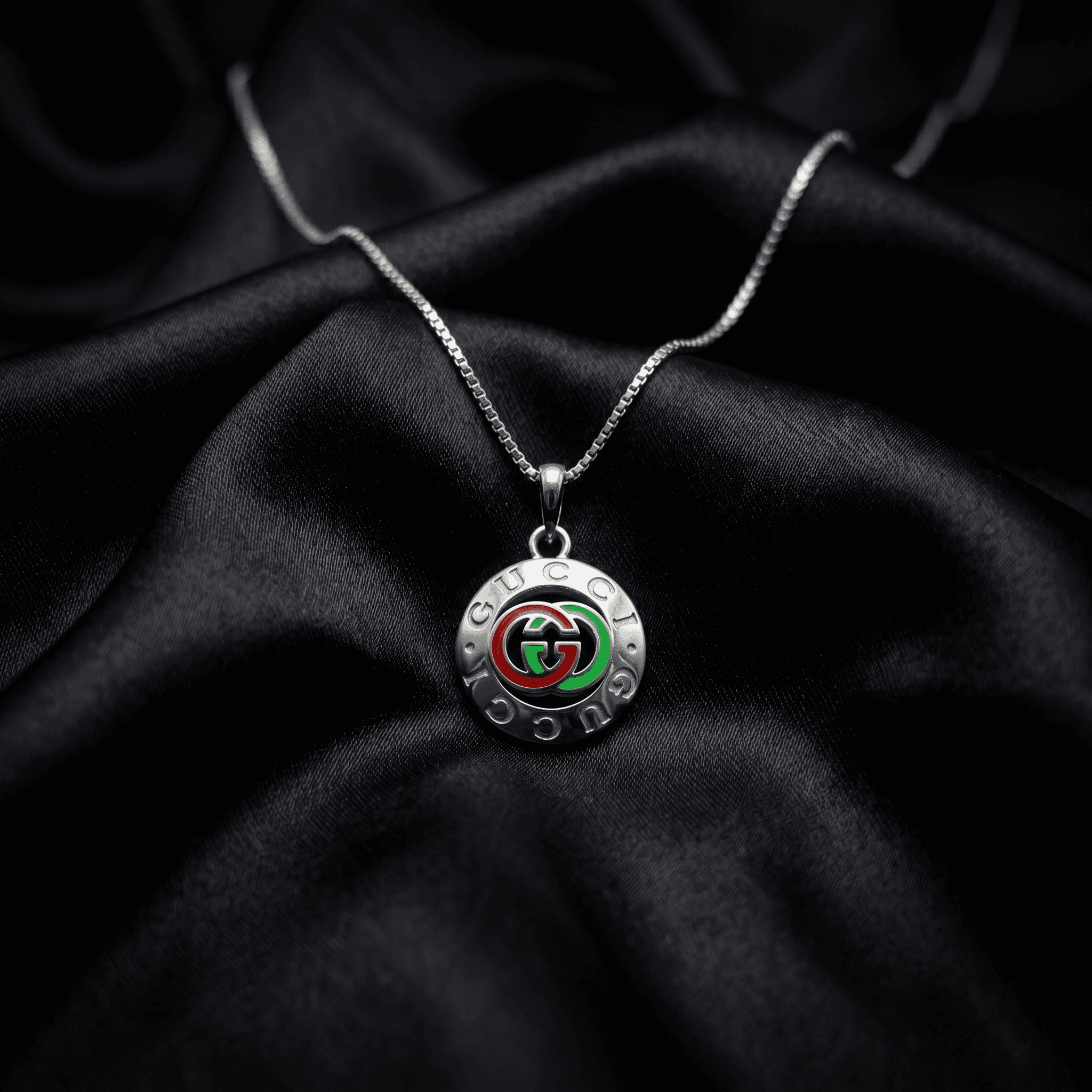 Round Interlocking 'G' Enamel ,